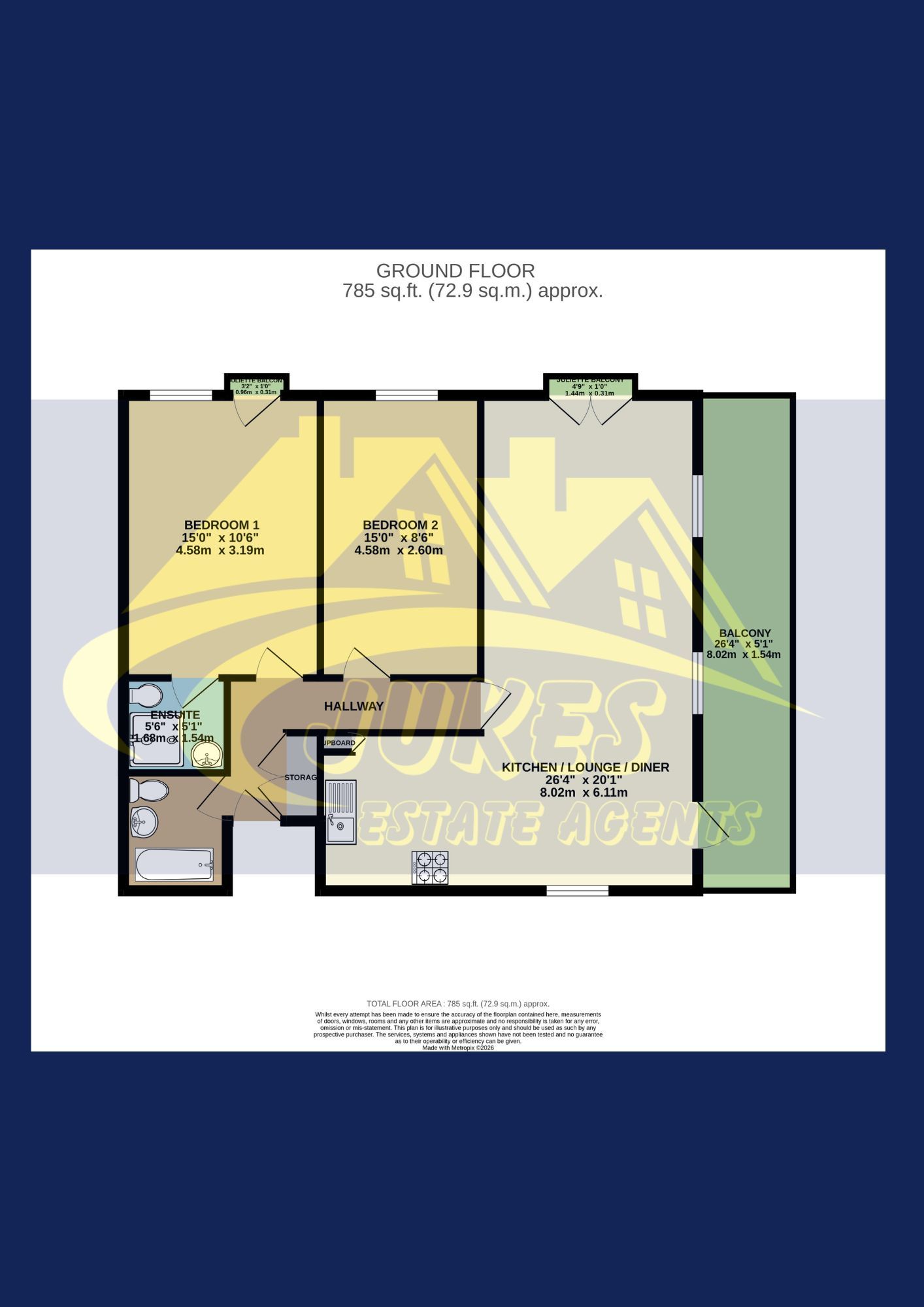 29 Crossbill Way, Harlow floorplan