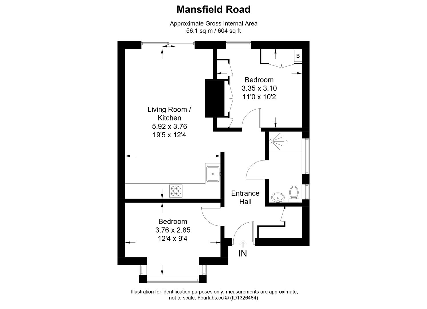 31, Mansfield Road, Hove floorplan