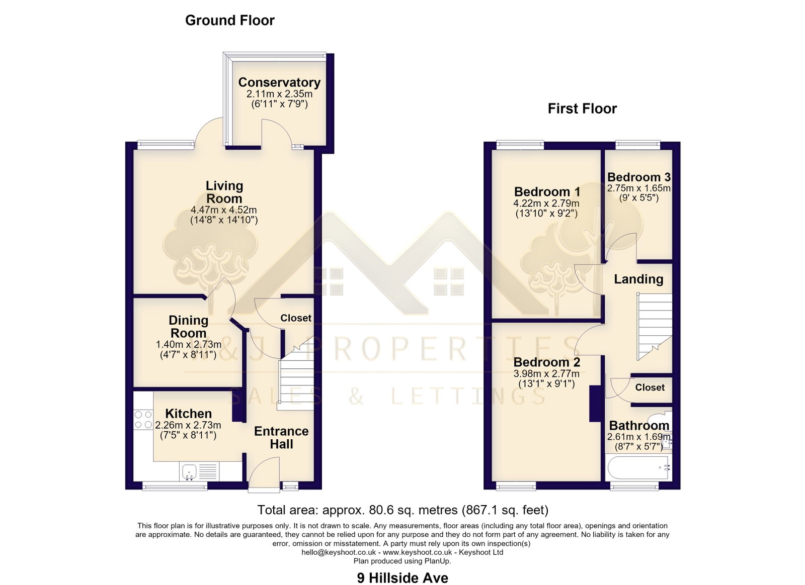 9, Hillside Avenue, Blackburn floorplan