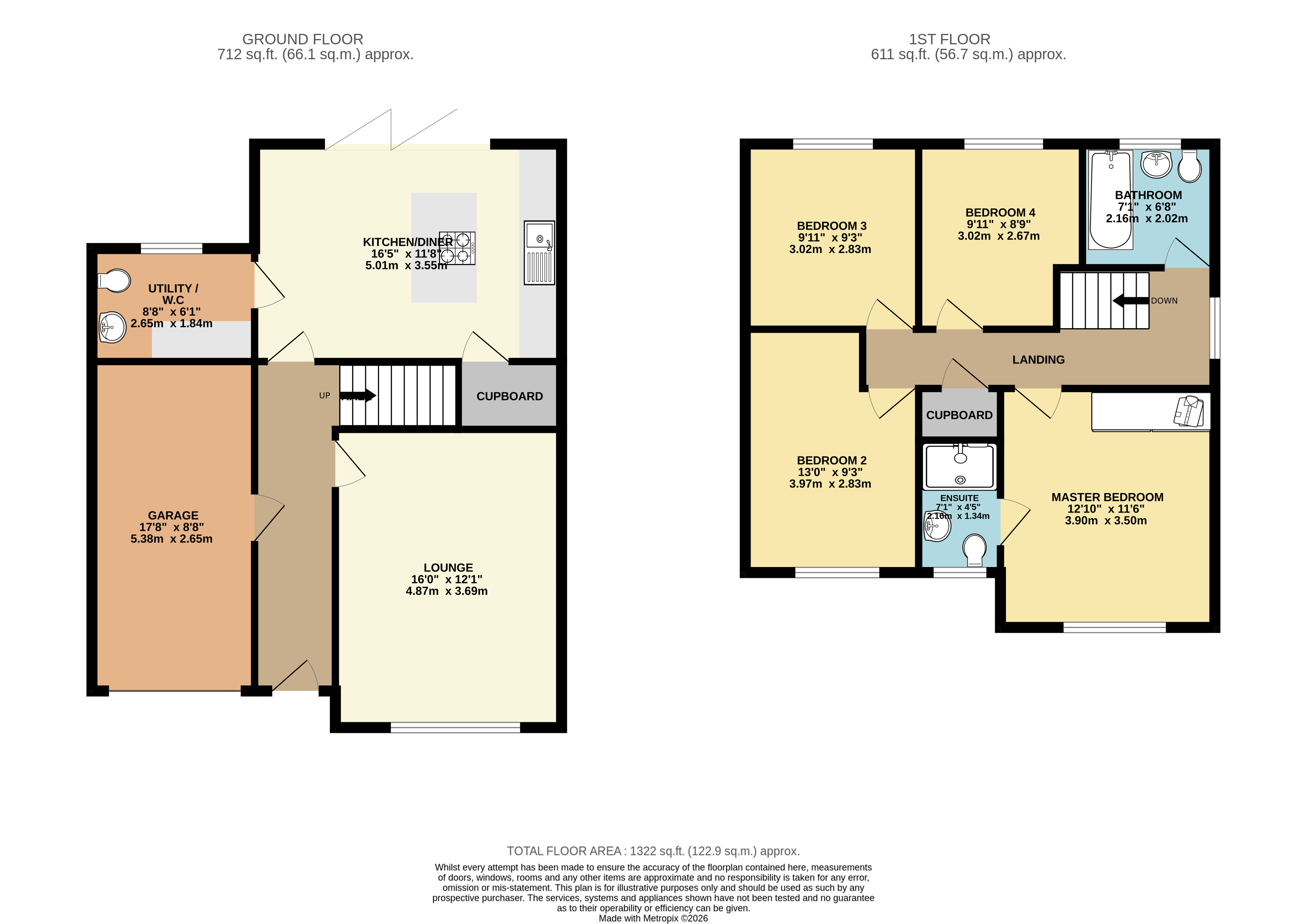 18, The Fields, Washingborough floorplan