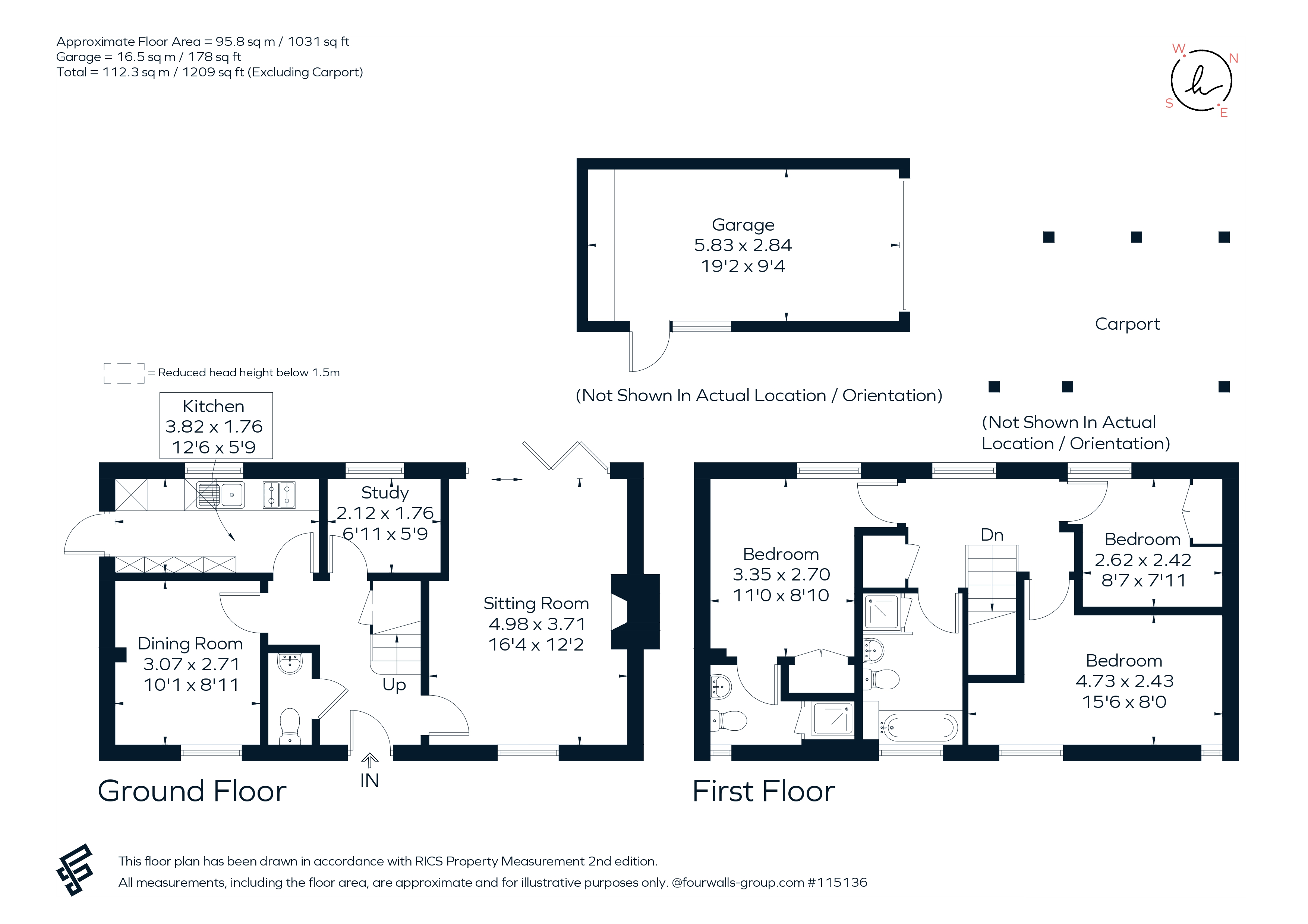 62, The Butts, Alton floorplan