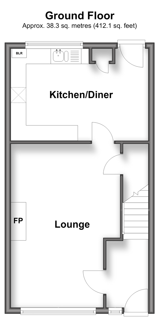 All Saints Close, Whitstable floorplan