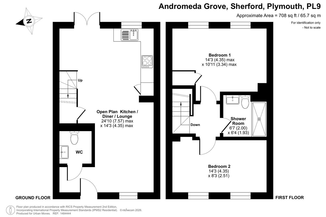 8, Andromeda Grove, Plymouth floorplan
