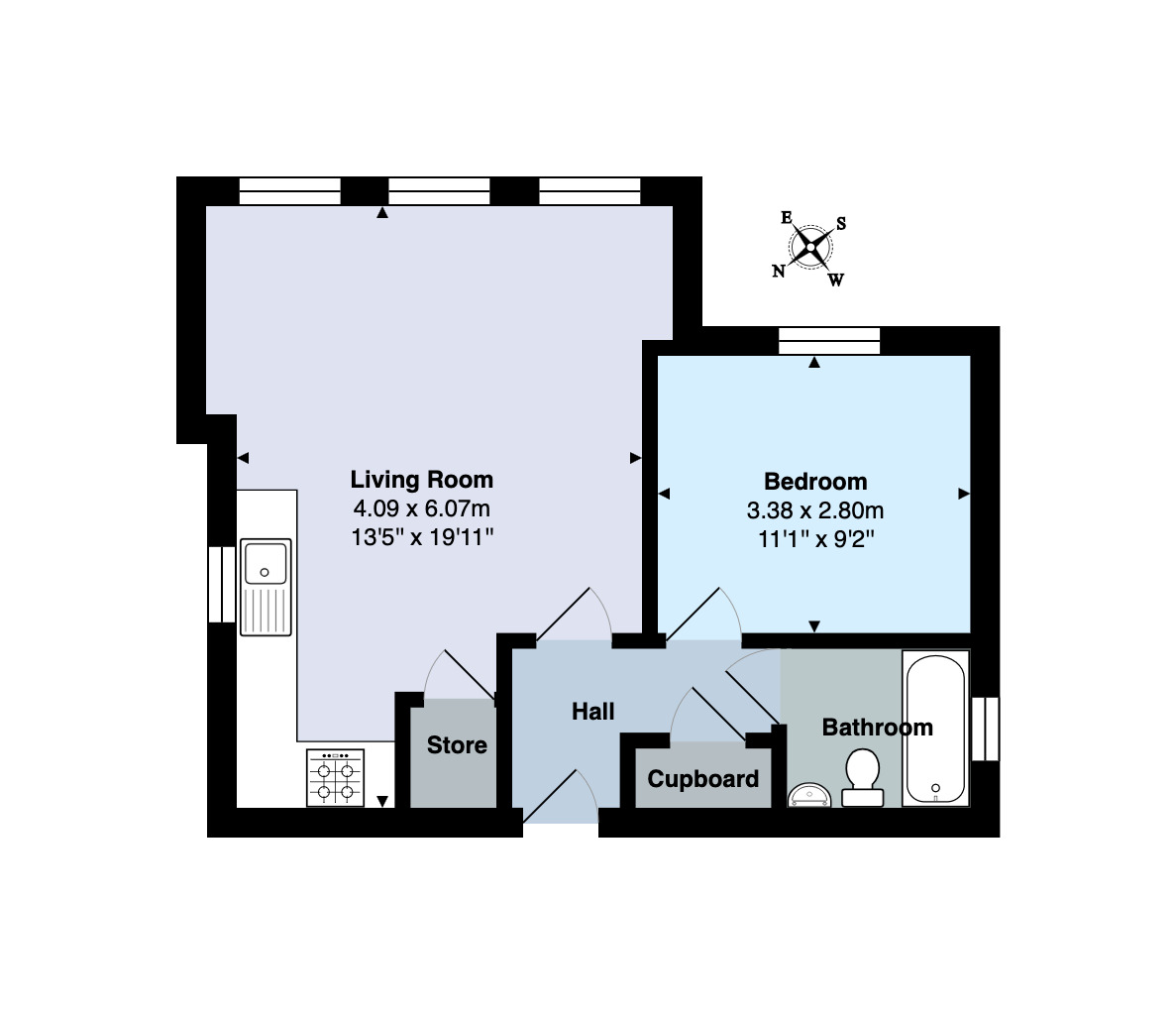 Flat 7 Richmond House, Richmond Place, Dawlish floorplan
