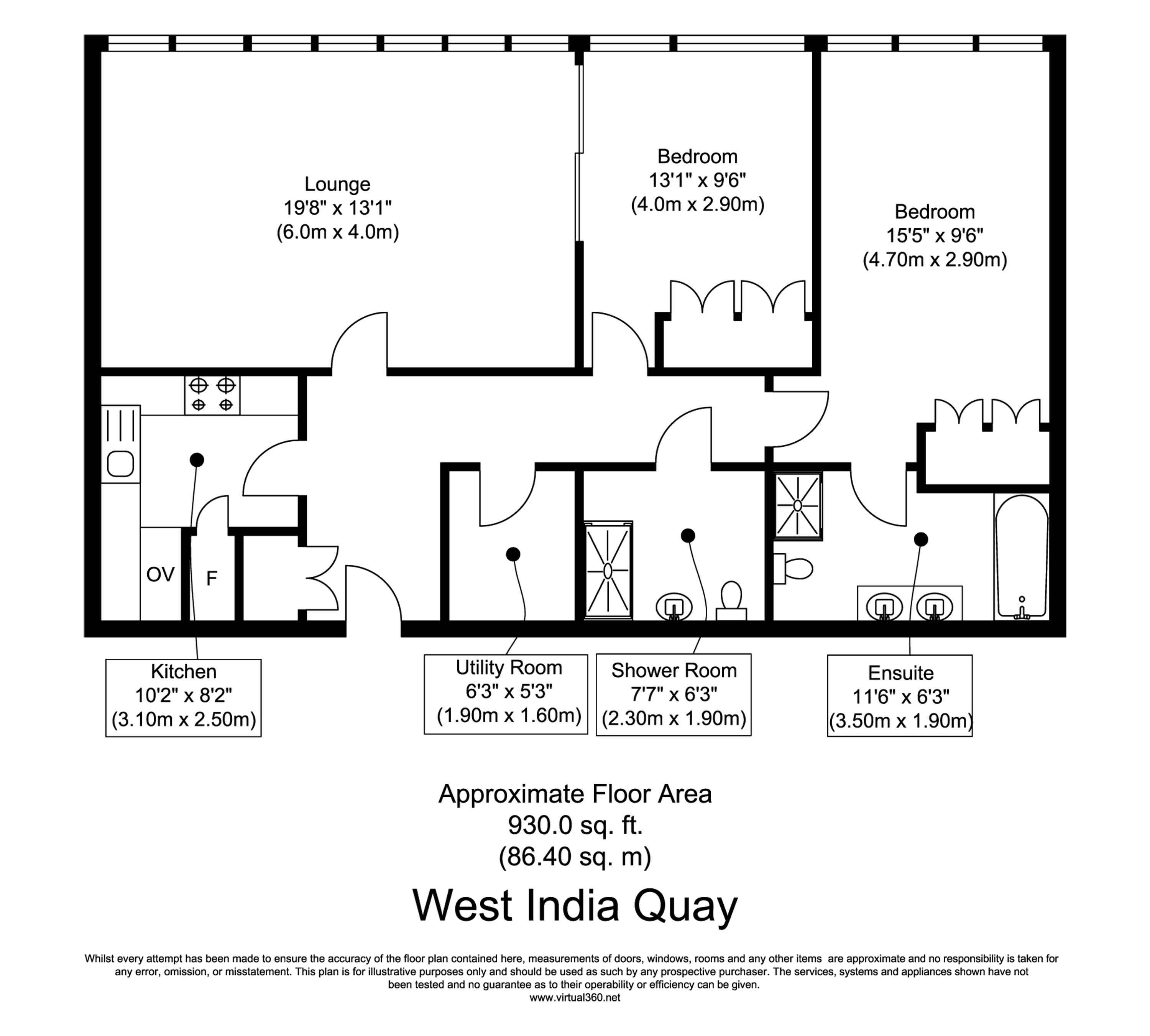 2 Bedrooms Flat to rent in West India Quay, Canary Wharf E14