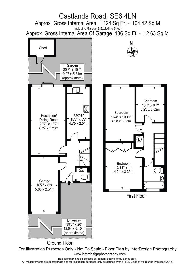 9, Castlands Road, London floorplan