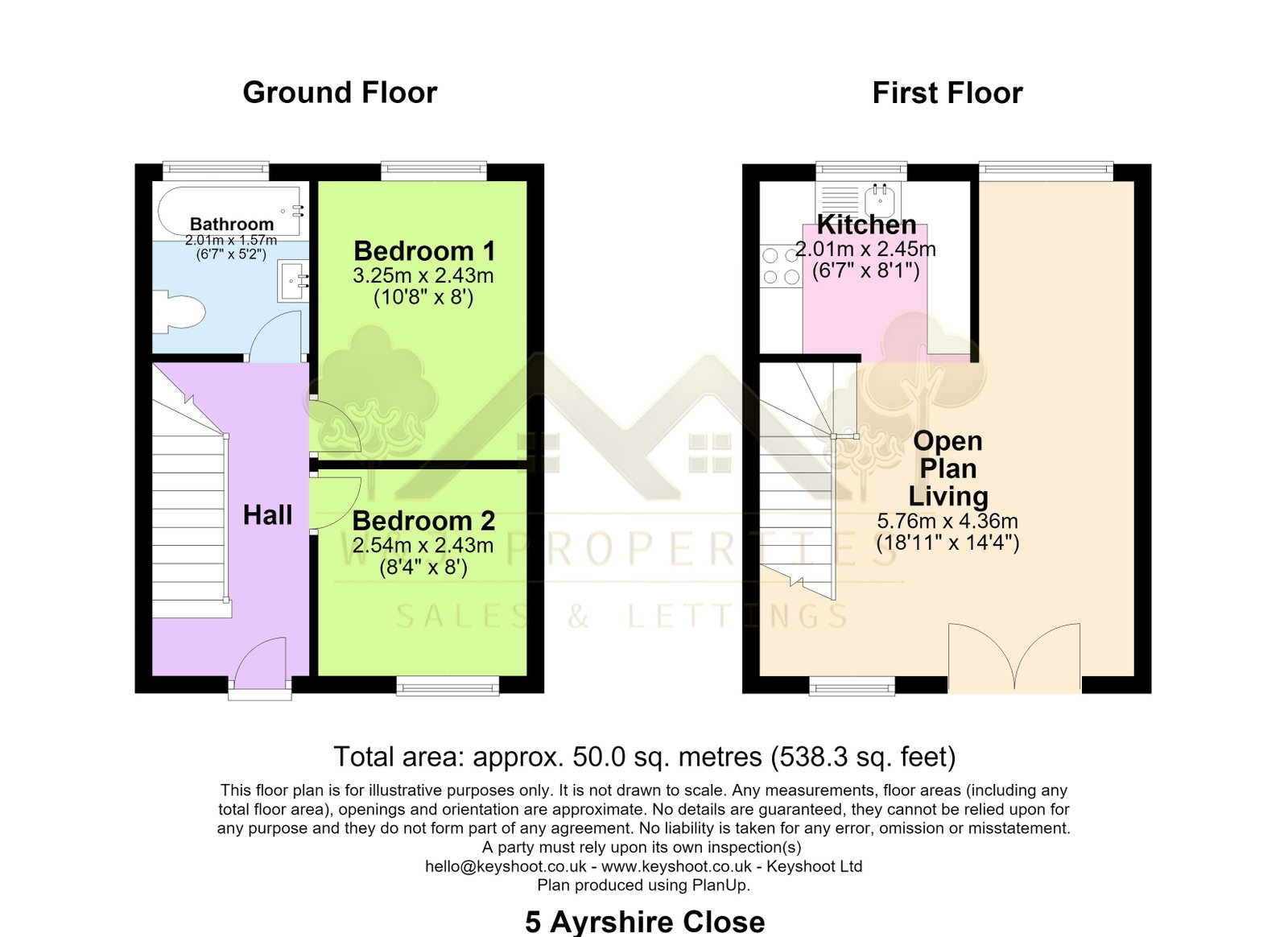 5, Ayrshire Close, Chorley floorplan