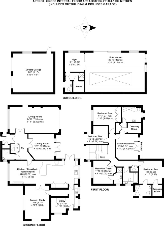 5 Bedrooms Detached house for sale in Burnmoor Meadow, Finchampstead, Wokingham RG40