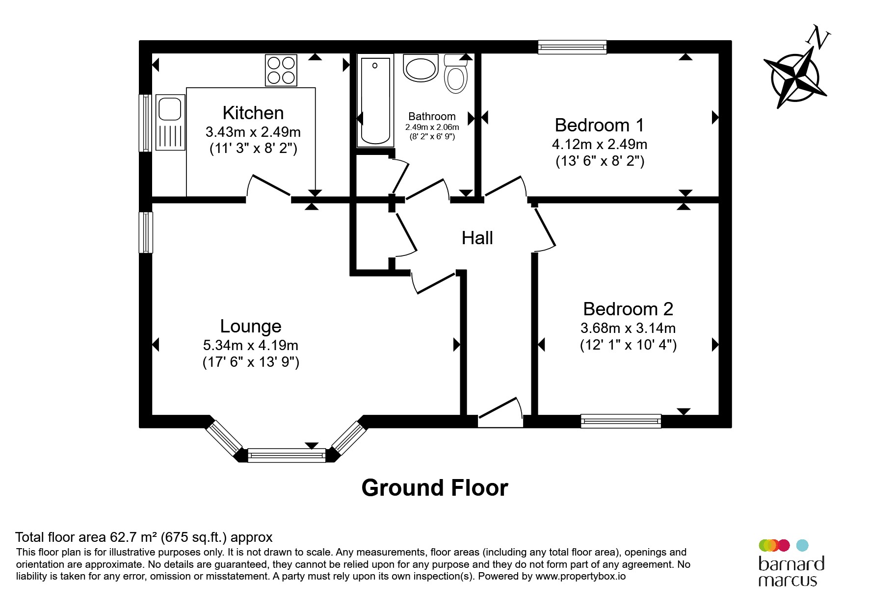 6, Flock Mill Place, London floorplan