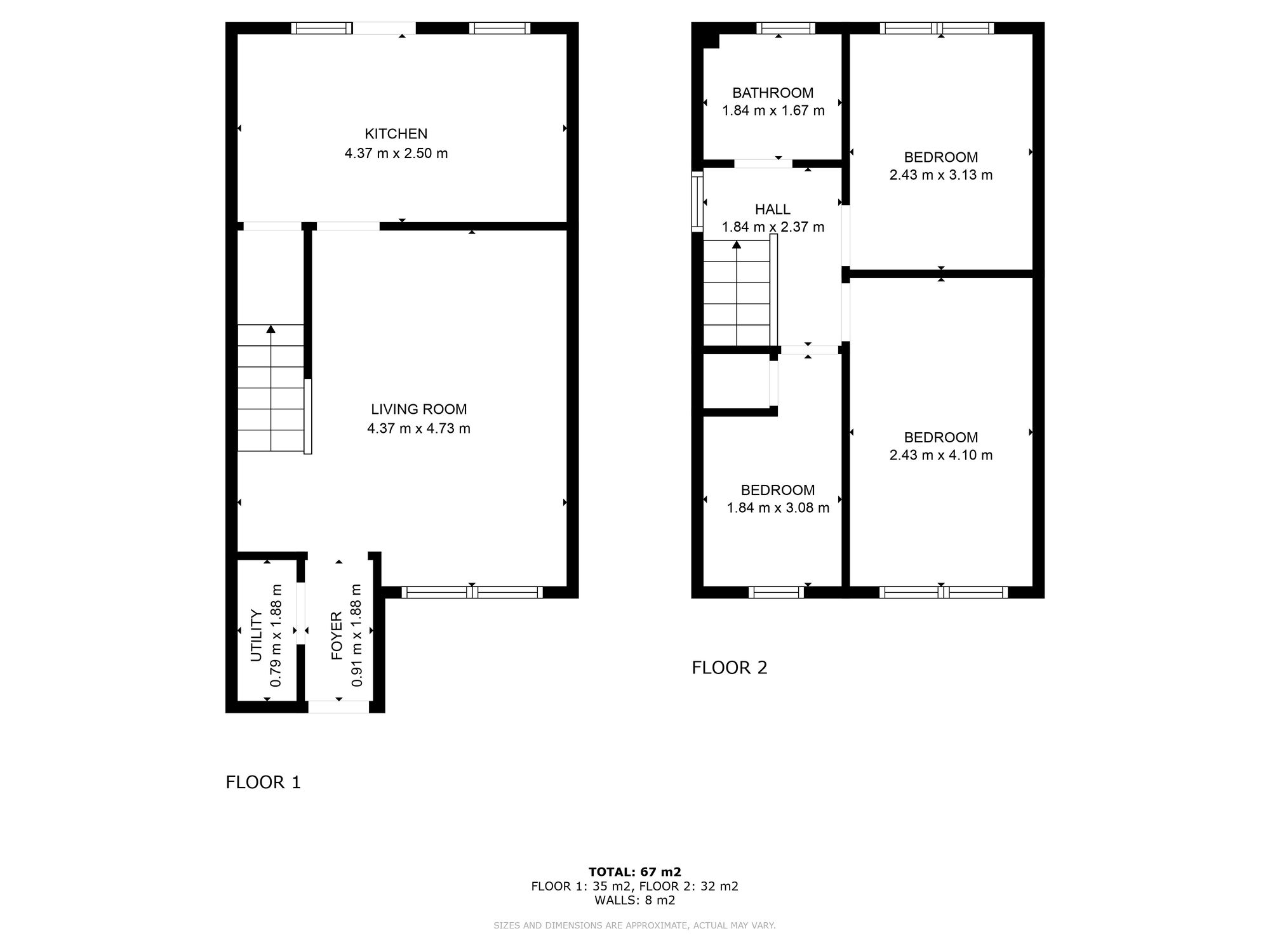 34 Nicol Place, Broxburn floorplan
