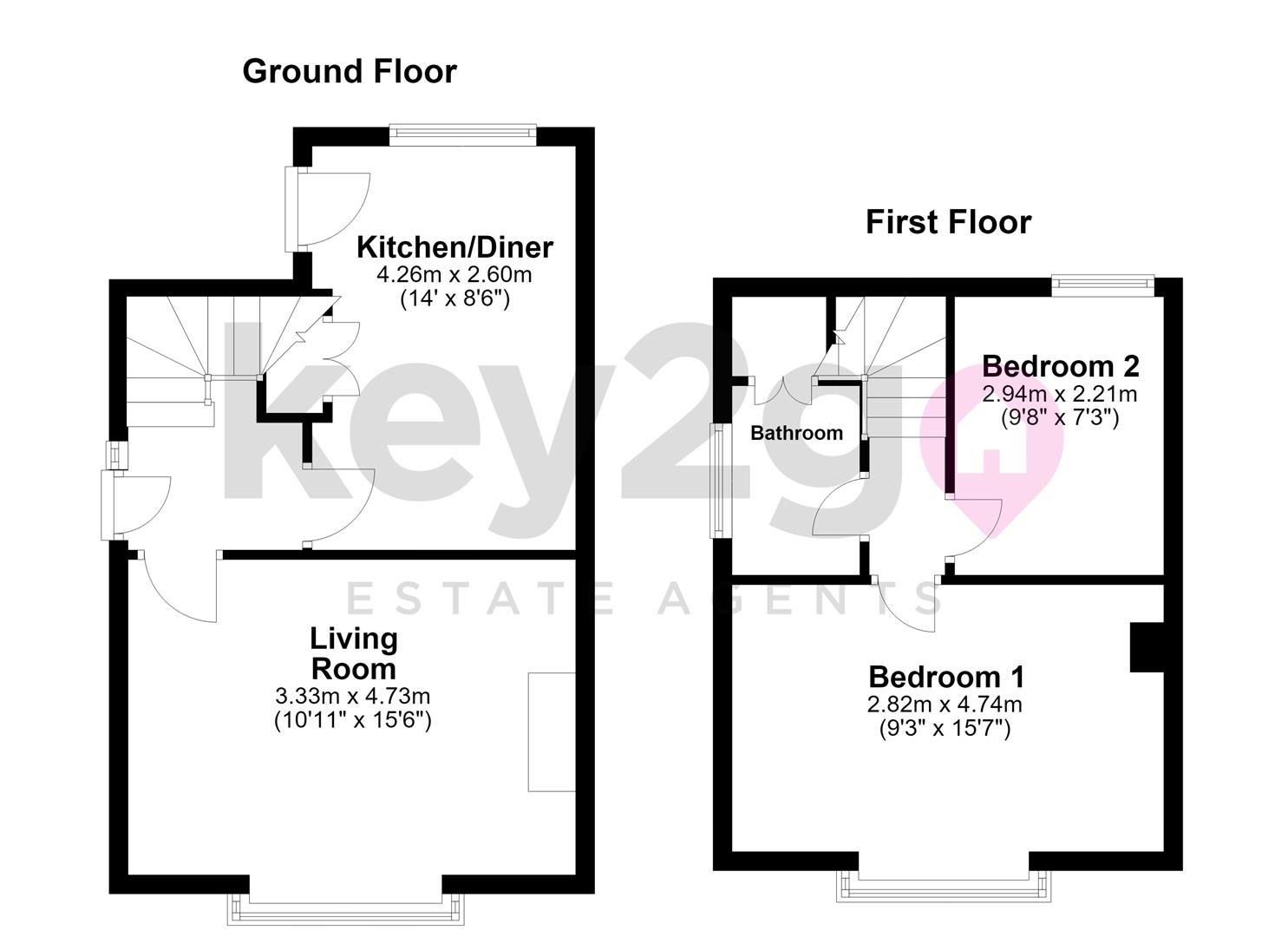 4, Newlands Drive, Sheffield floorplan