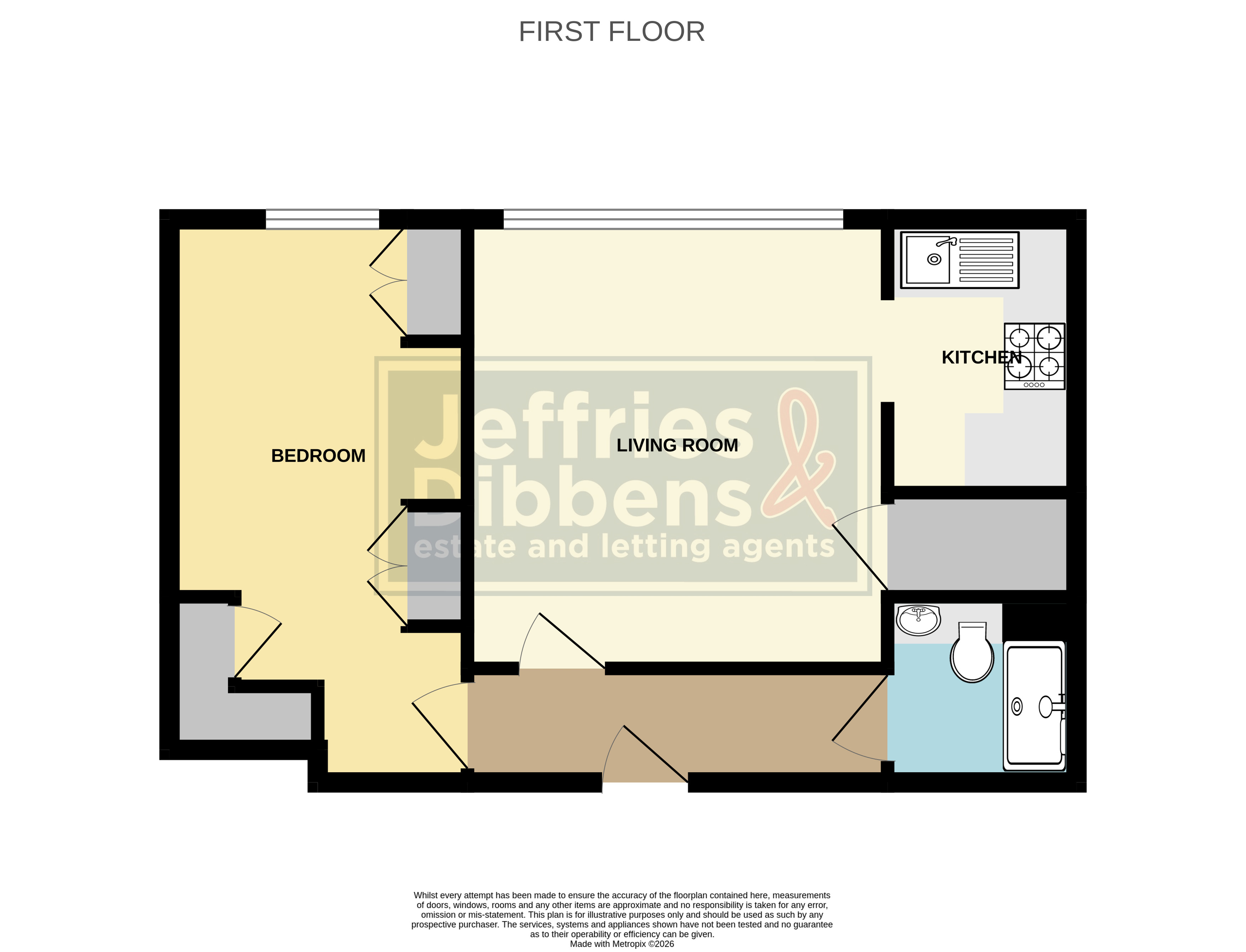 26 Homerose House, Cottage Grove, Southsea floorplan