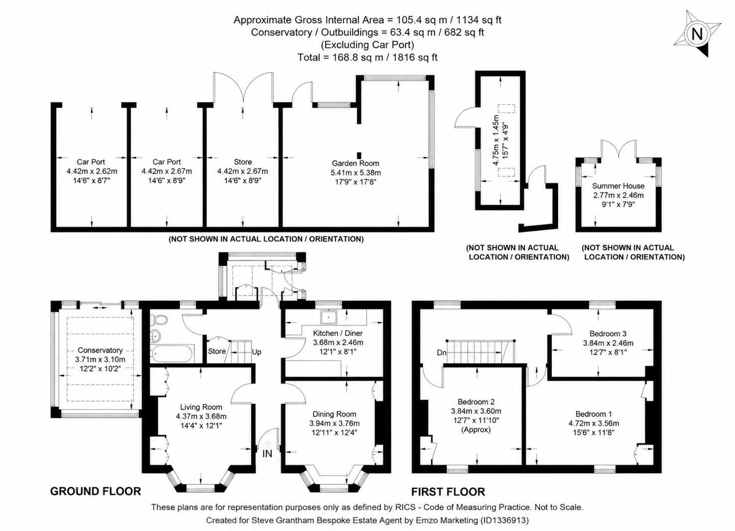 Seymour Cottage, 16, Havant Road, Horndean floorplan