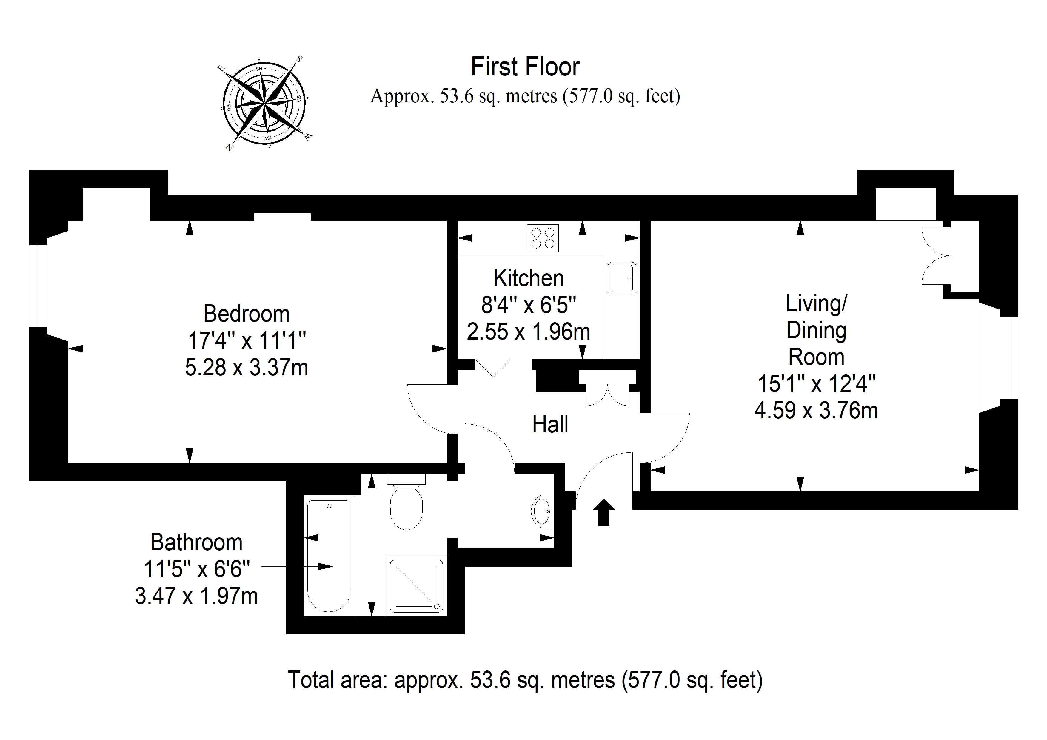 Bonnington Road, Edinburgh floorplan