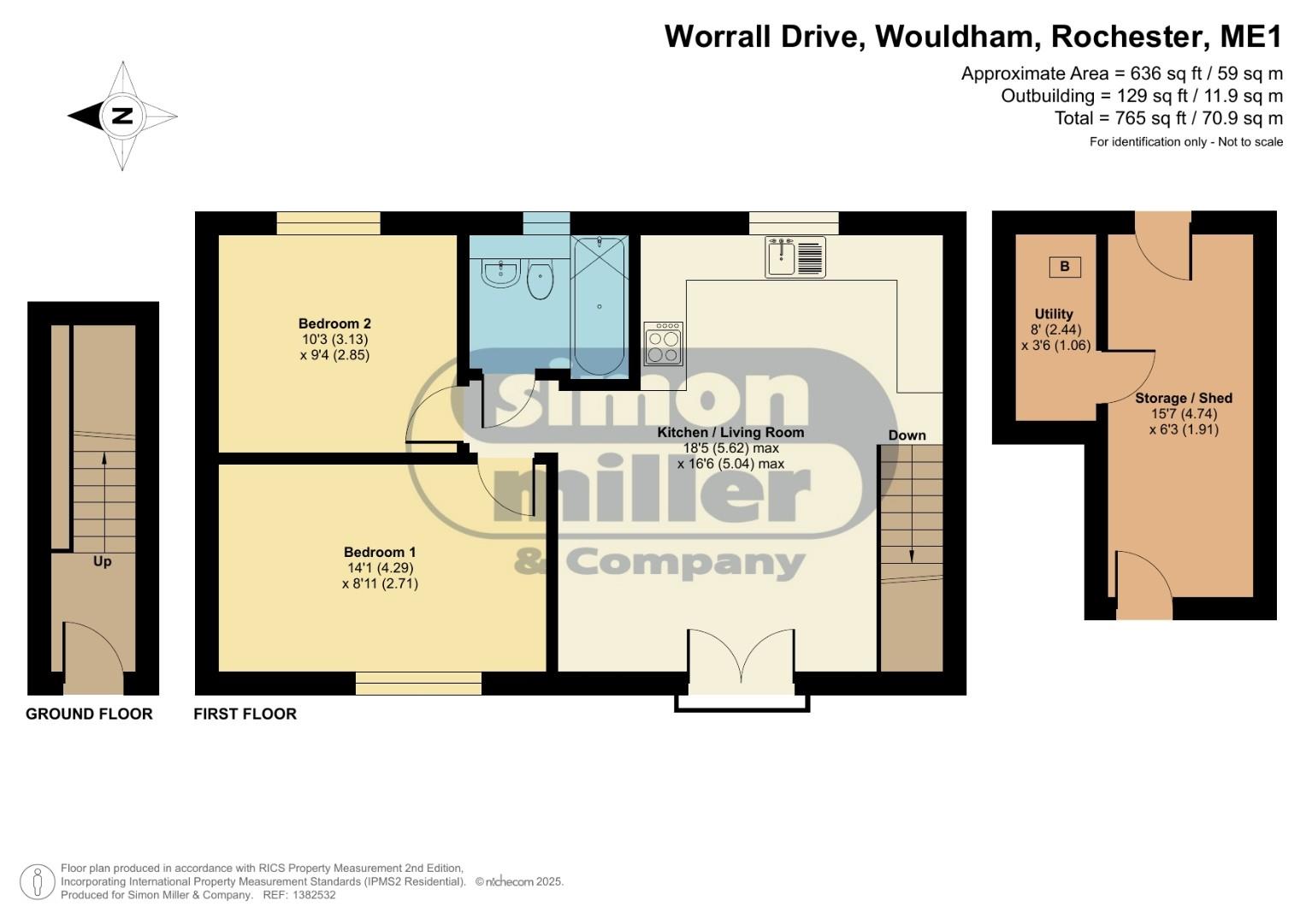 23, Worrall Drive, Rochester floorplan