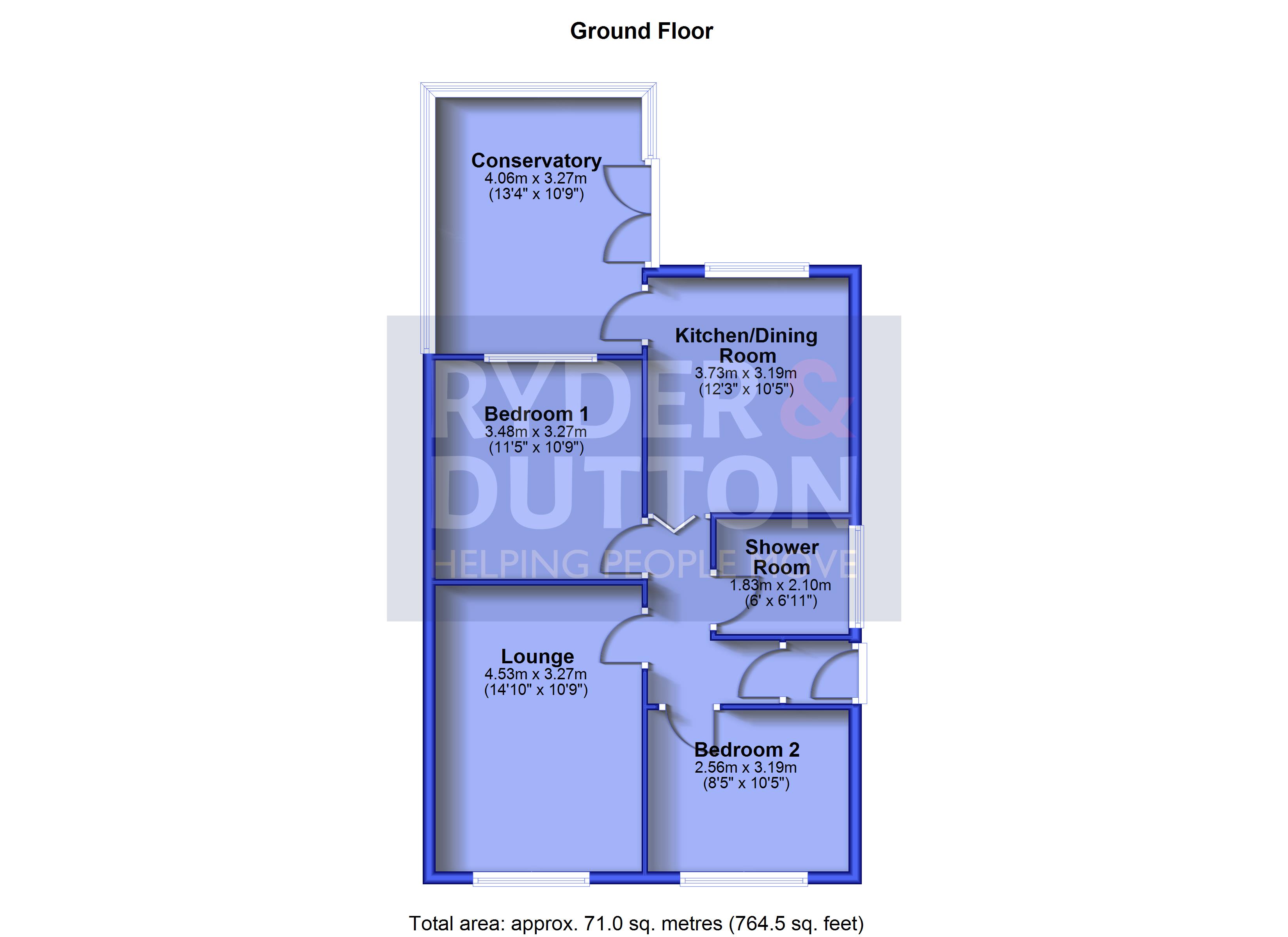 3, Foxhill, Shaw floorplan