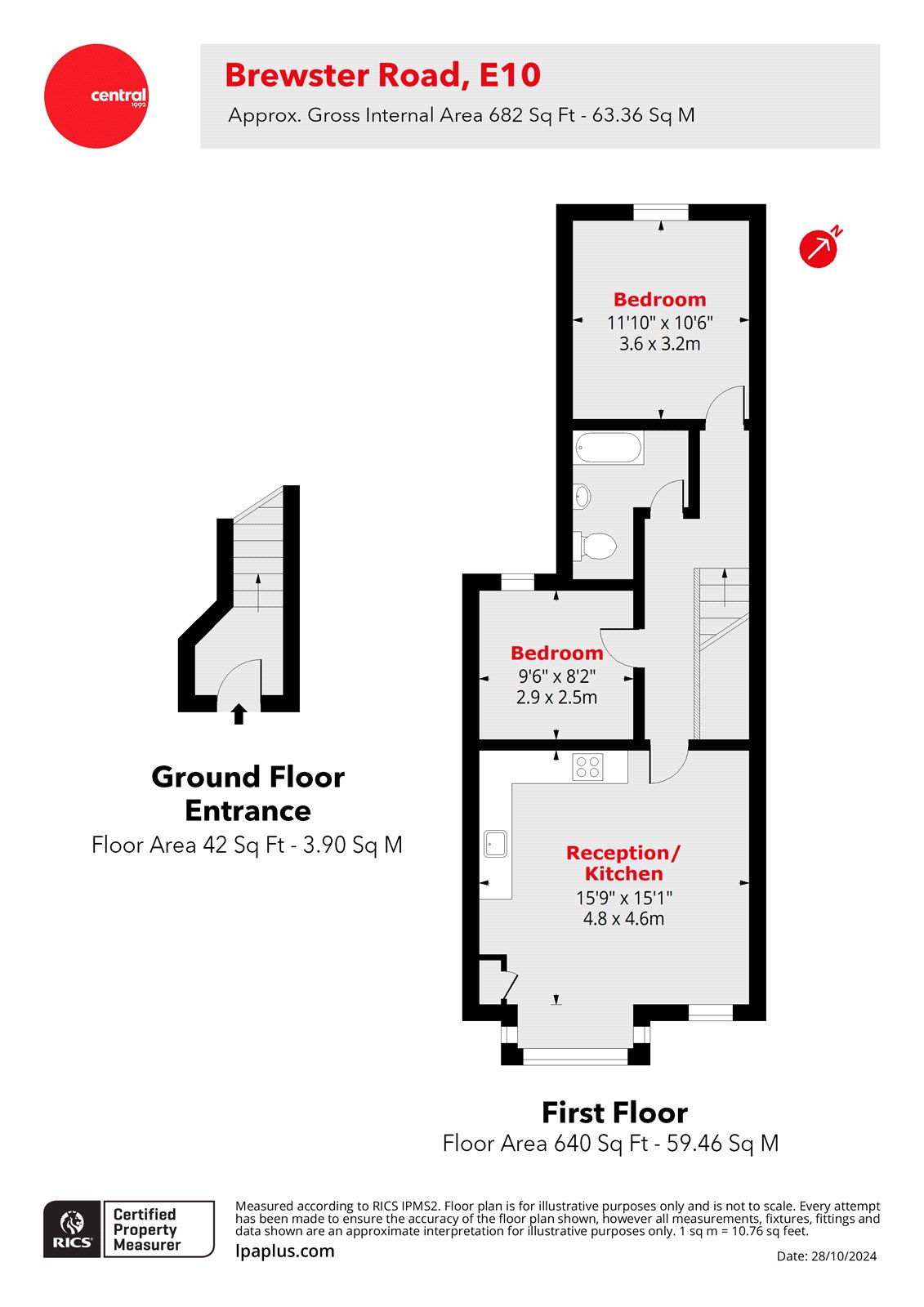 47, Brewster Road, London floorplan