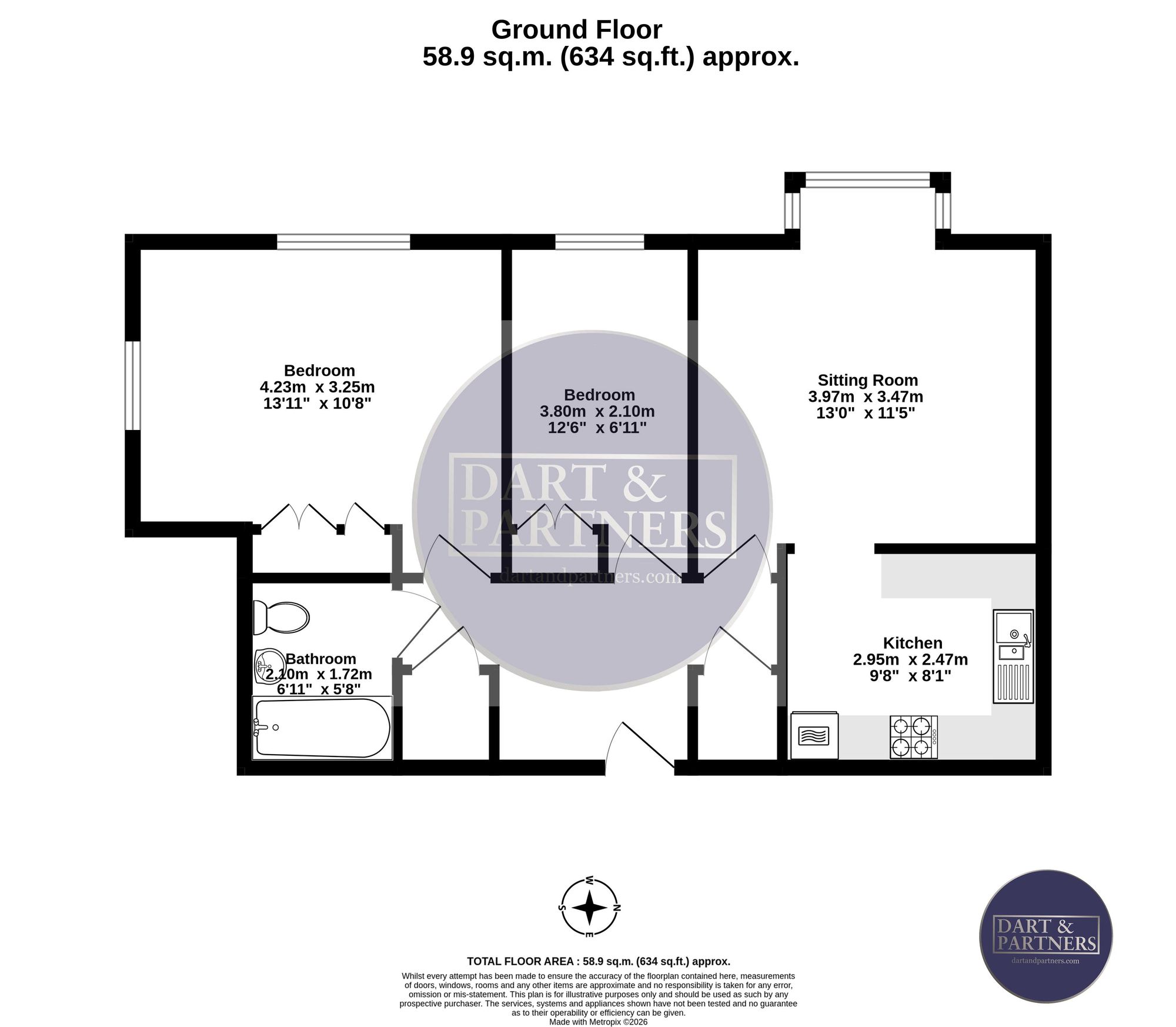 Flat 49, Morgans Quay Strand, Teignmouth floorplan