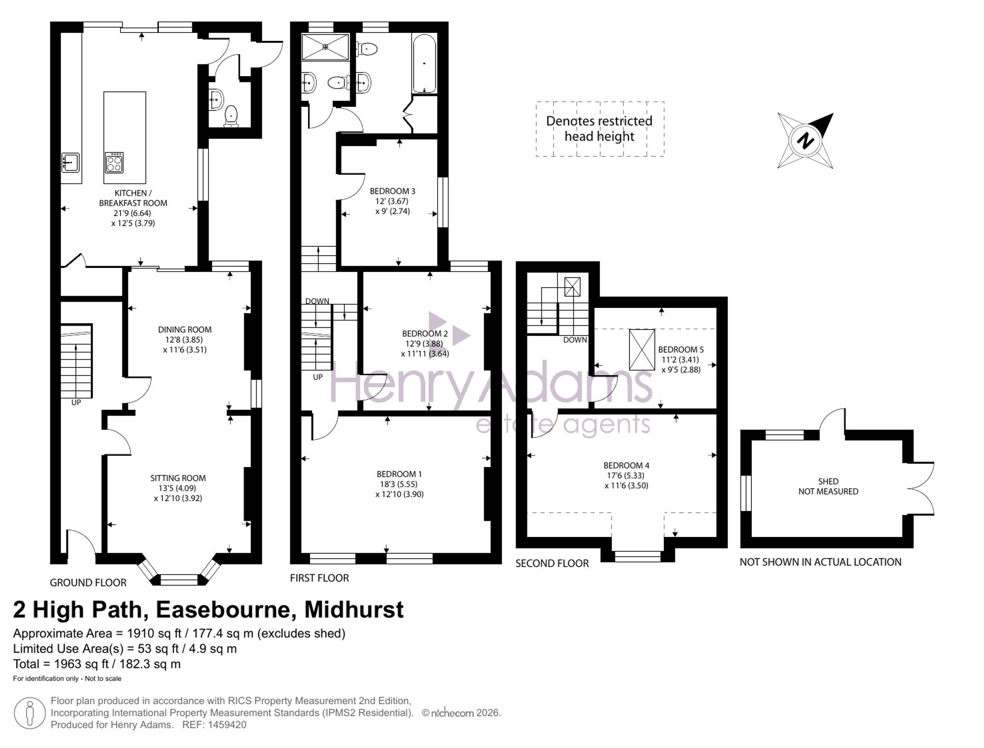 2 High Path, Midhurst floorplan
