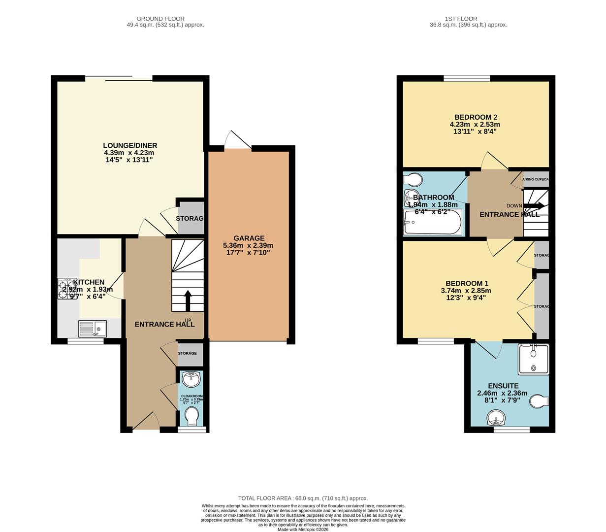 17, Ridgeways, Essex floorplan