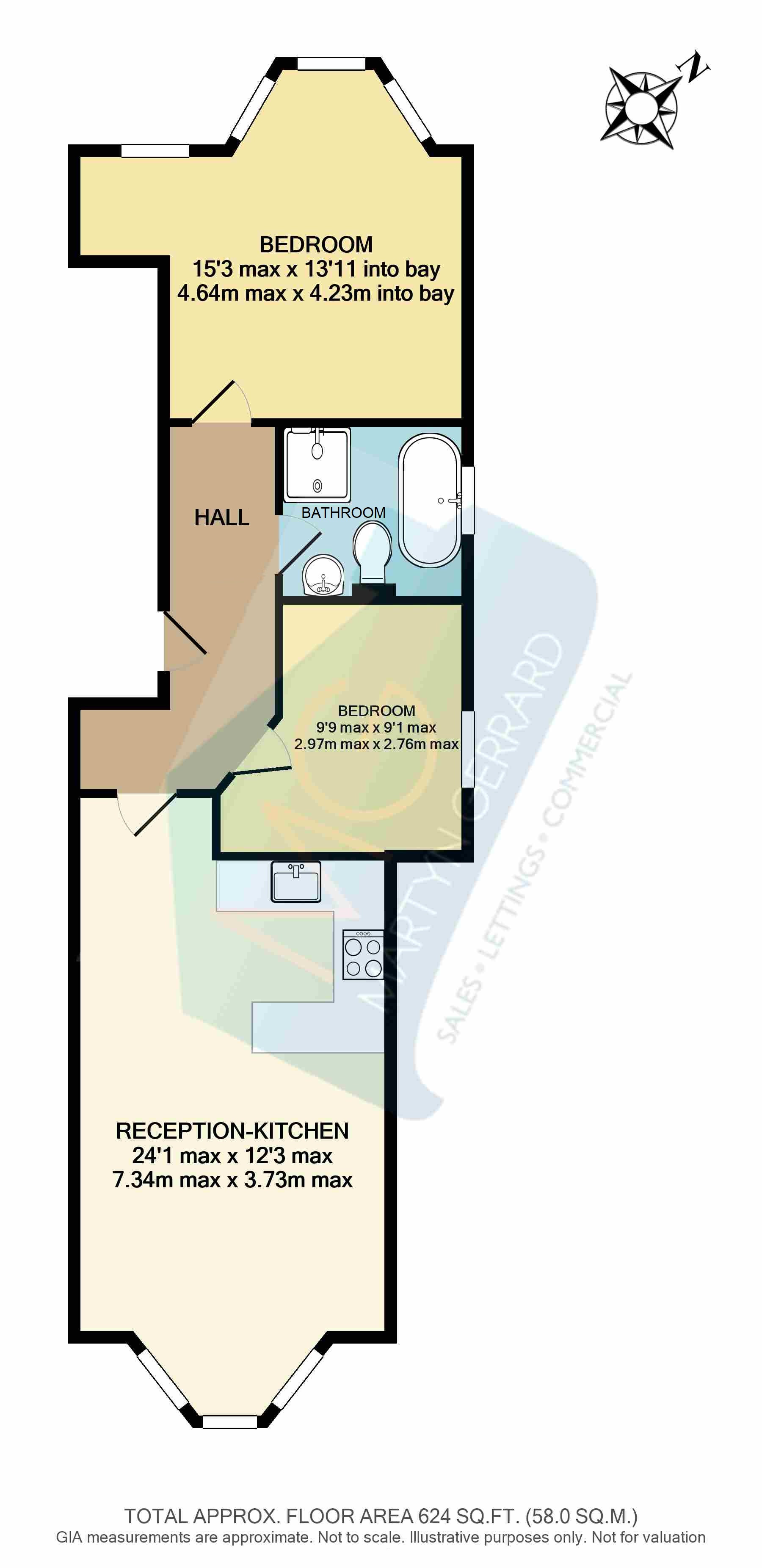 Flat 3, 53, Alexandra Grove, London floorplan