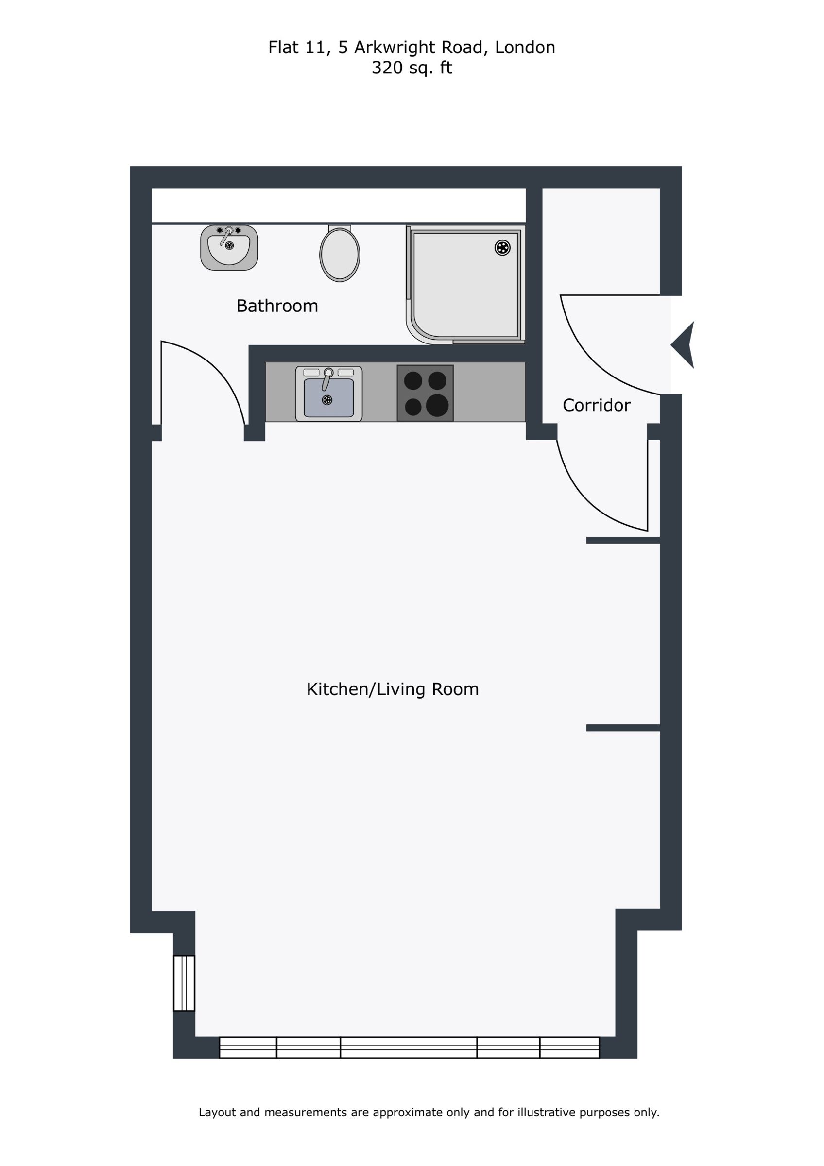 Arkwright Road, London floorplan
