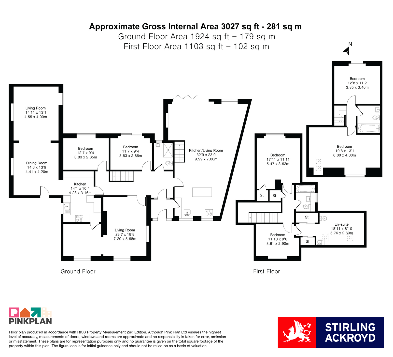 3, Briar Close, Surrey floorplan
