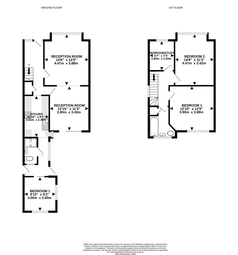 169, Park Road, London floorplan