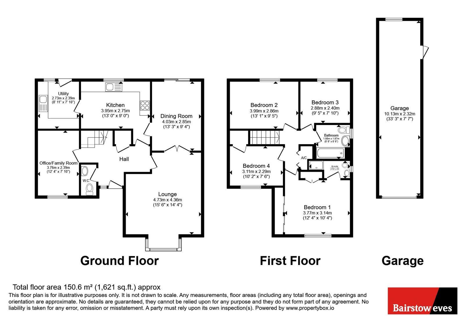 292, Eastfield Road, Cambridgeshire floorplan