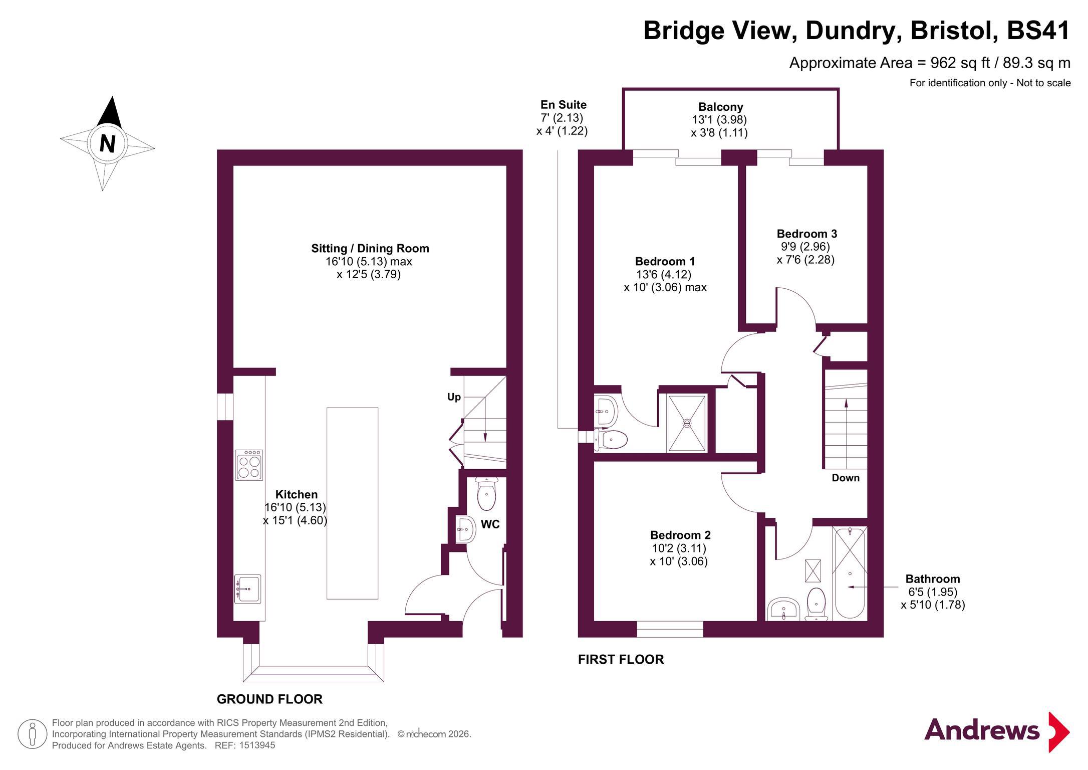 1,, Bridge View, Bristol floorplan