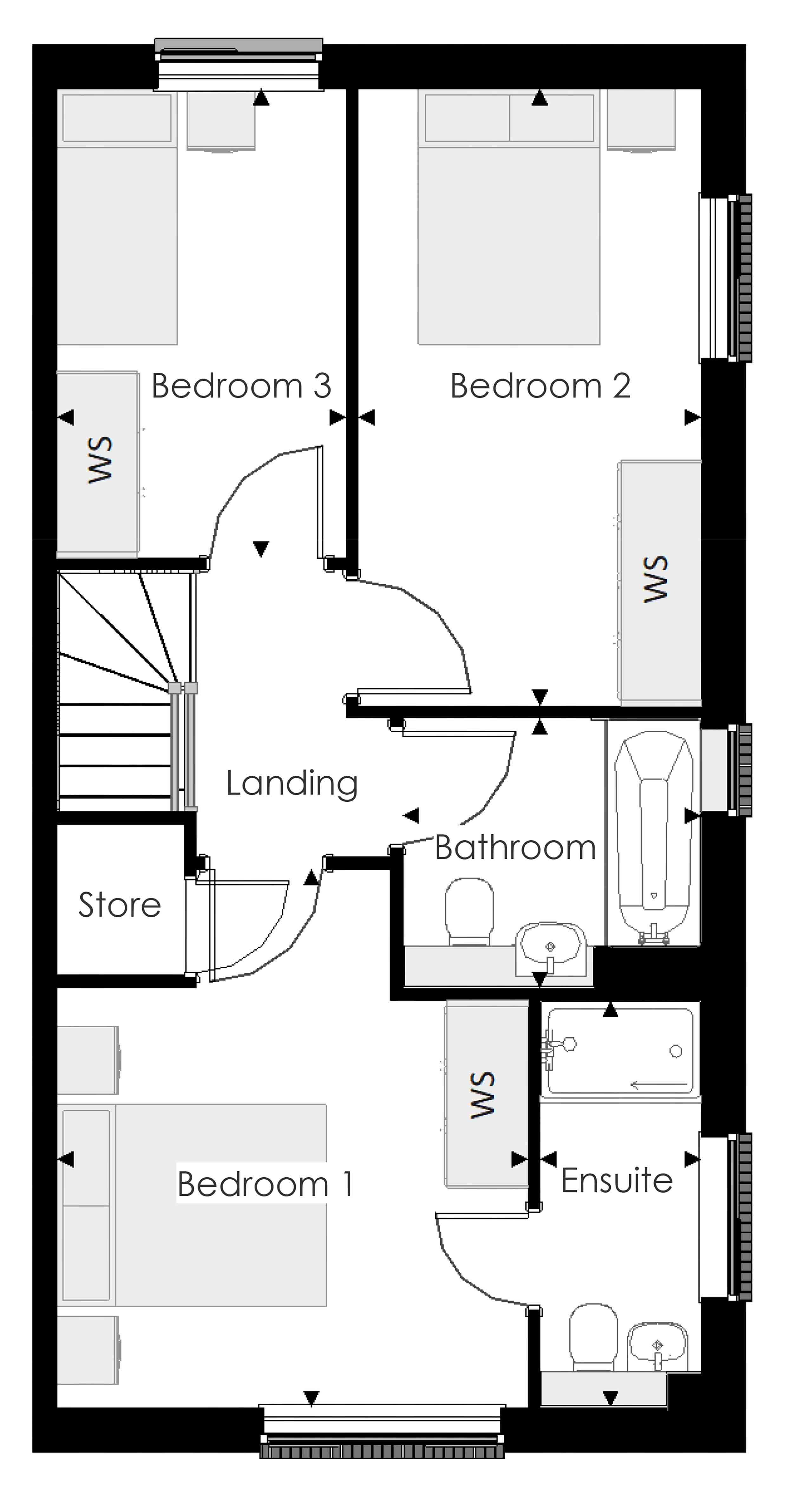 Orton Lane, Wombourne floorplan