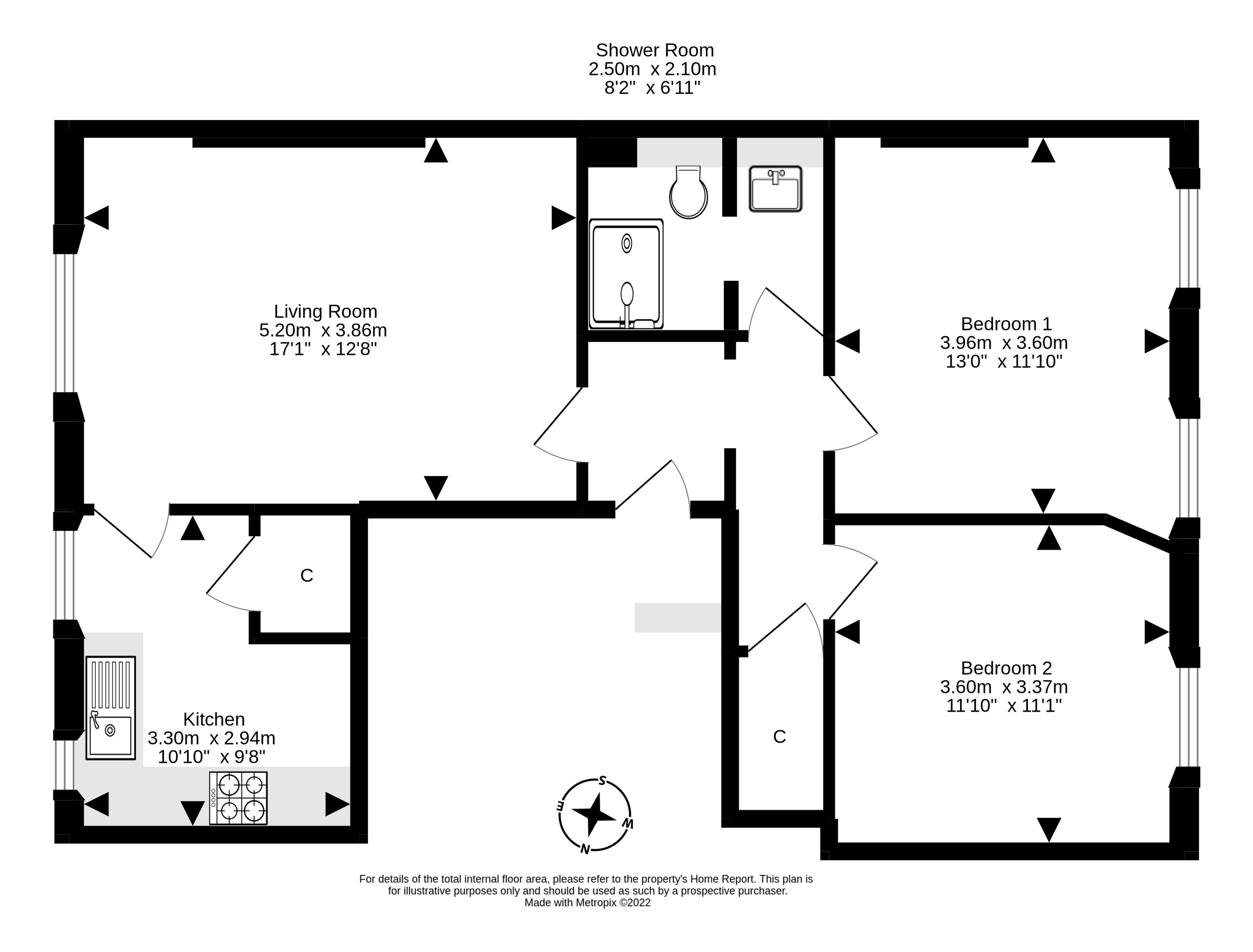 11/3 Hart Street, New Town, Edinburgh EH1, 2 bedroom flat for sale