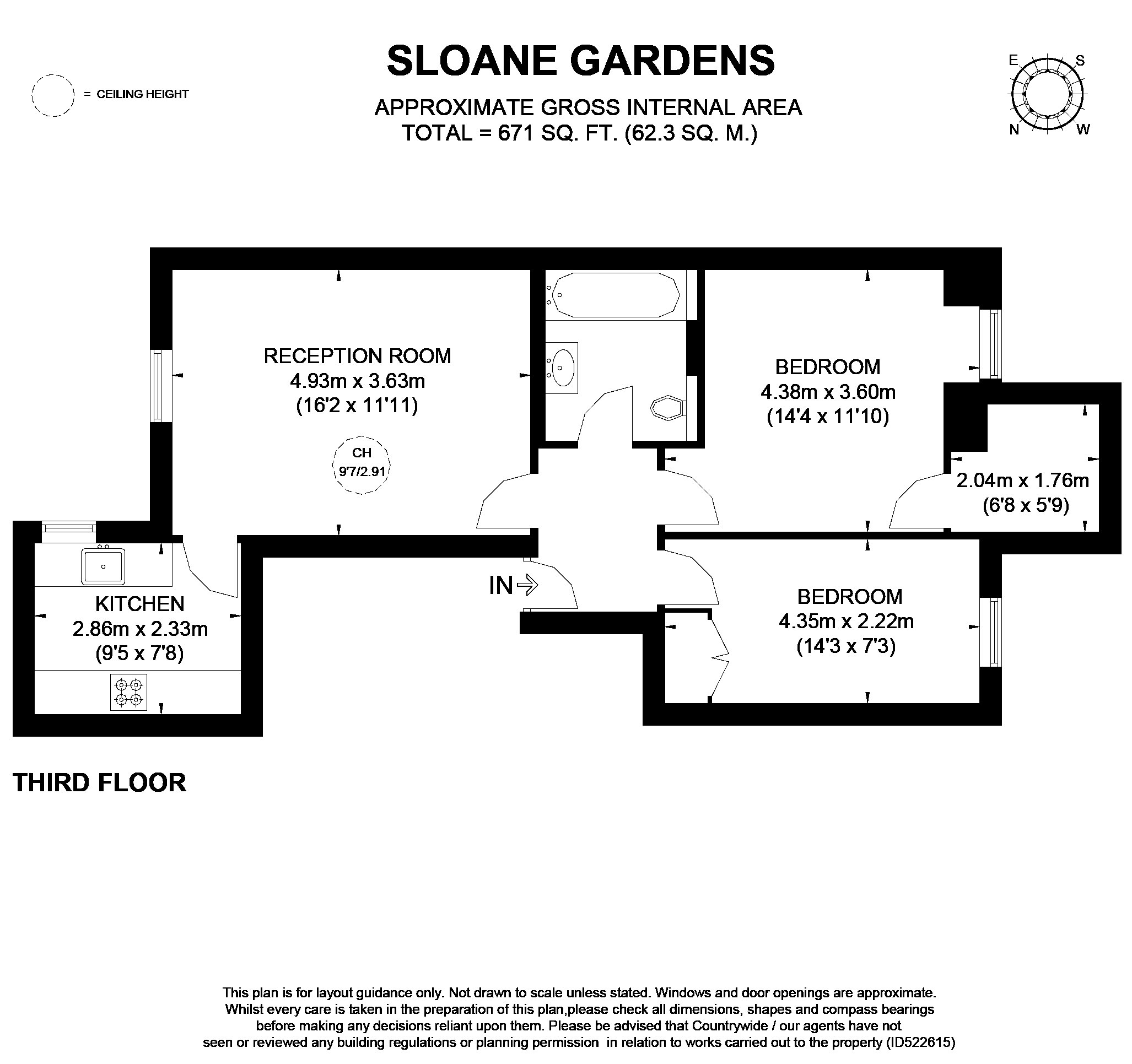 2 Bedrooms Flat to rent in Sloane Gardens, Chelsea SW1W