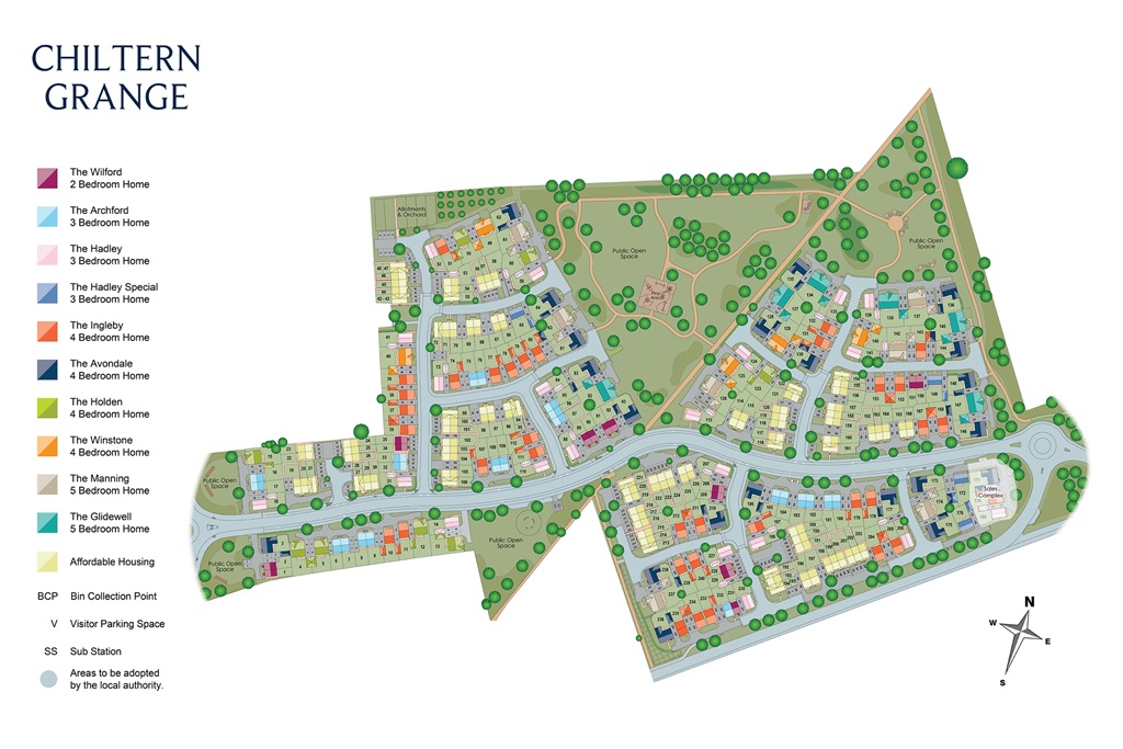 "The Hadley" at The Meer, Benson, Wallingford OX10, 3 bedroom detached