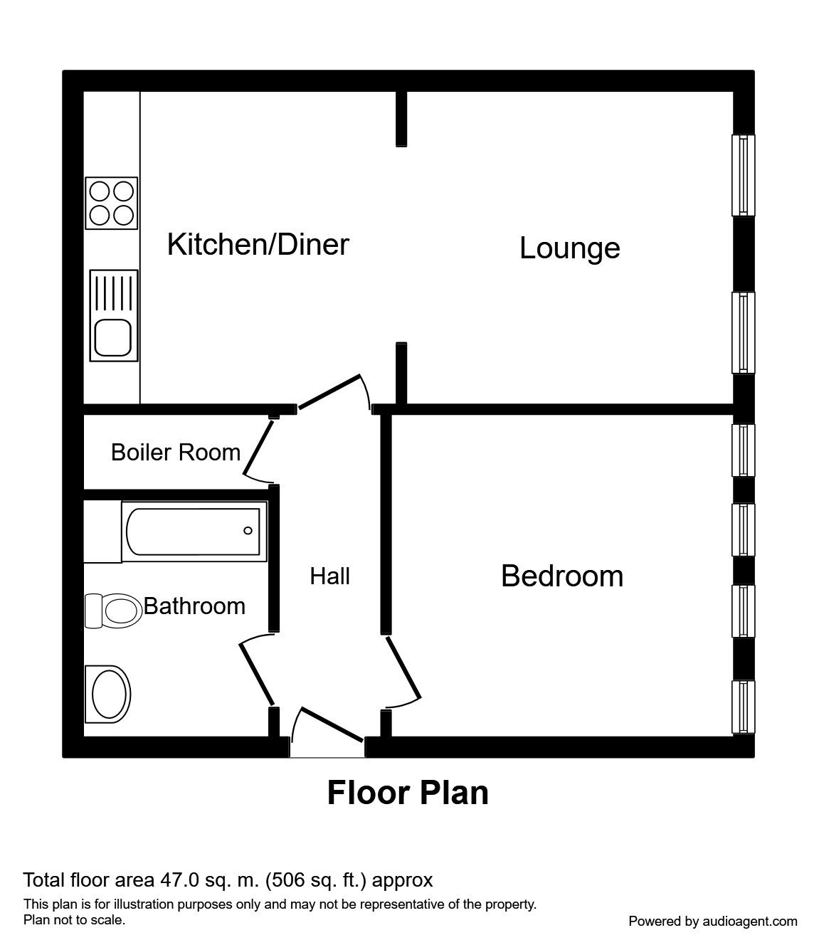 1 Bedrooms Flat to rent in Broughton Road, Salford M6