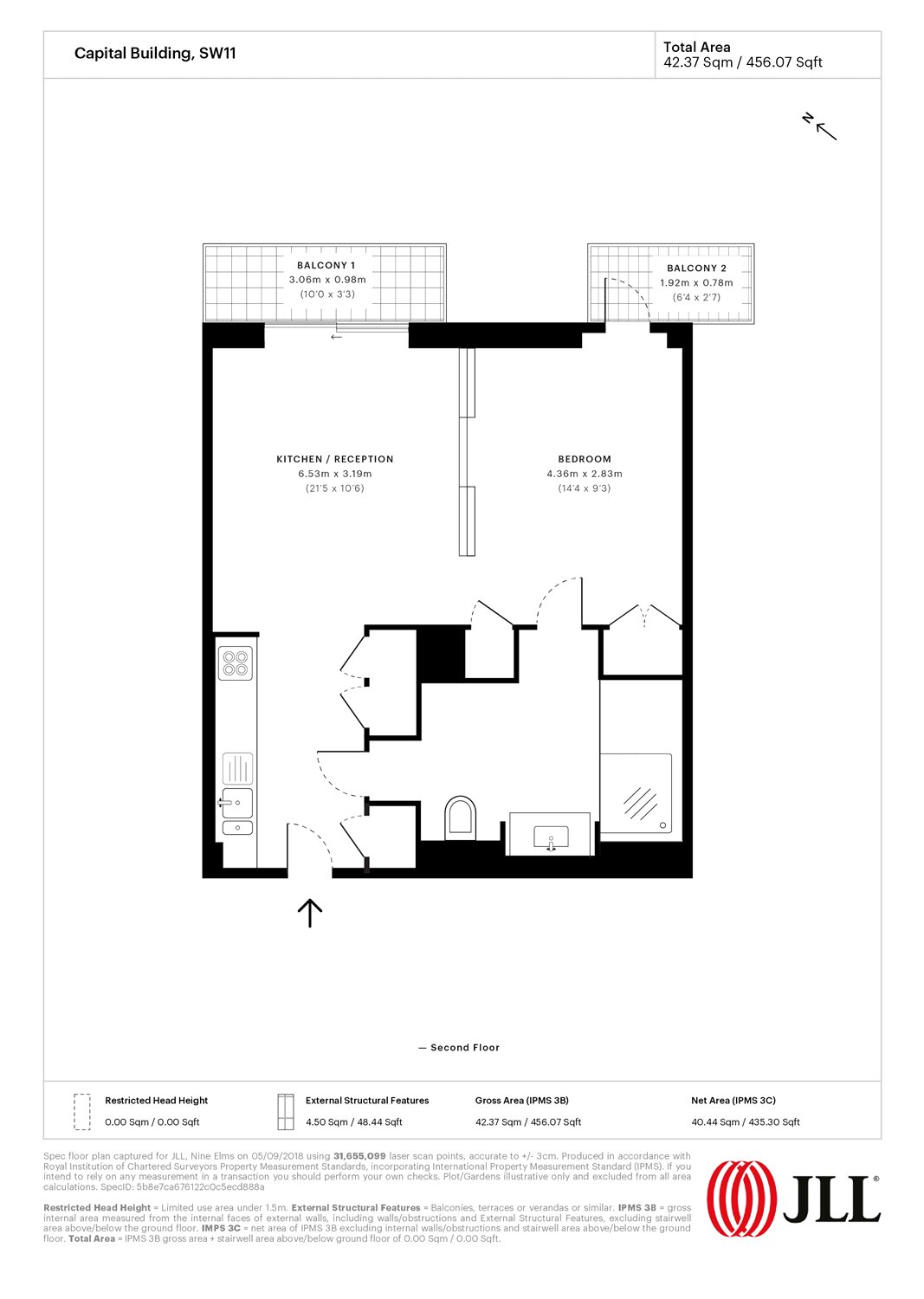 1 Bedrooms Flat for sale in Capital Building, 8 New Union Square, Nine Elms, London SW11