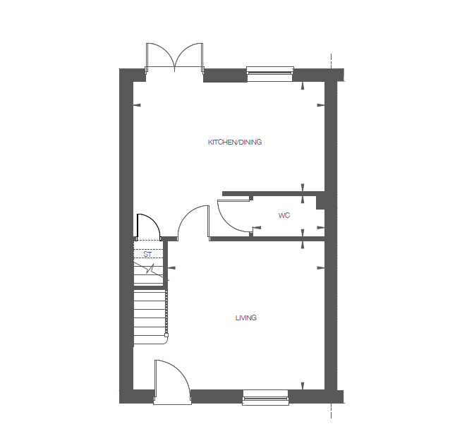 "Damask " at Comberton Road, Kidderminster DY10, 3 bedroom semi