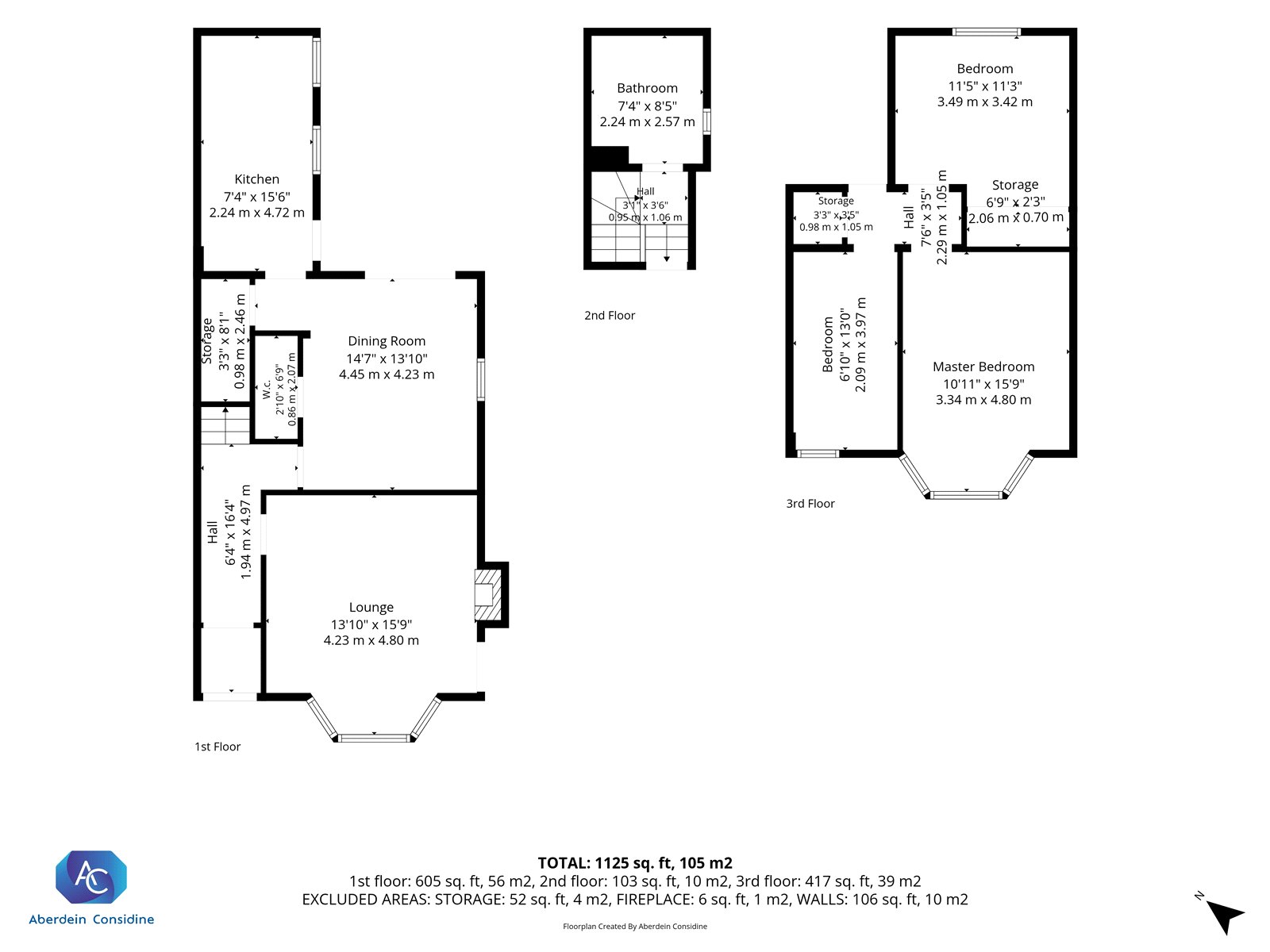 40, Rose Crescent, Perth and Kinross floorplan