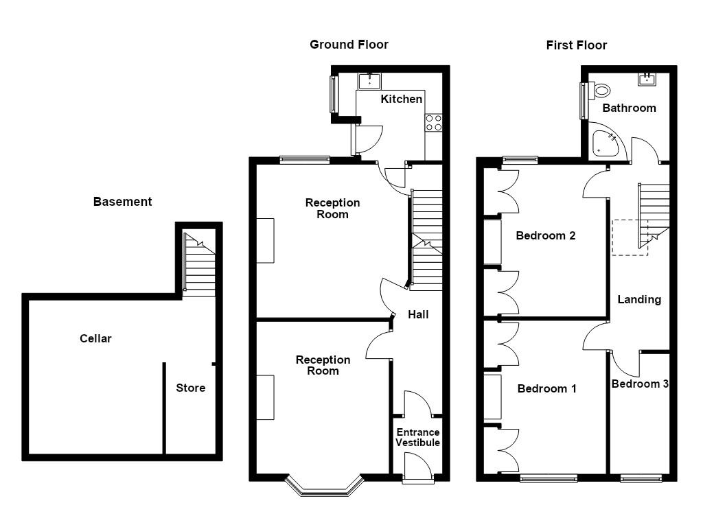 2, Castle Avenue, Rochdale floorplan