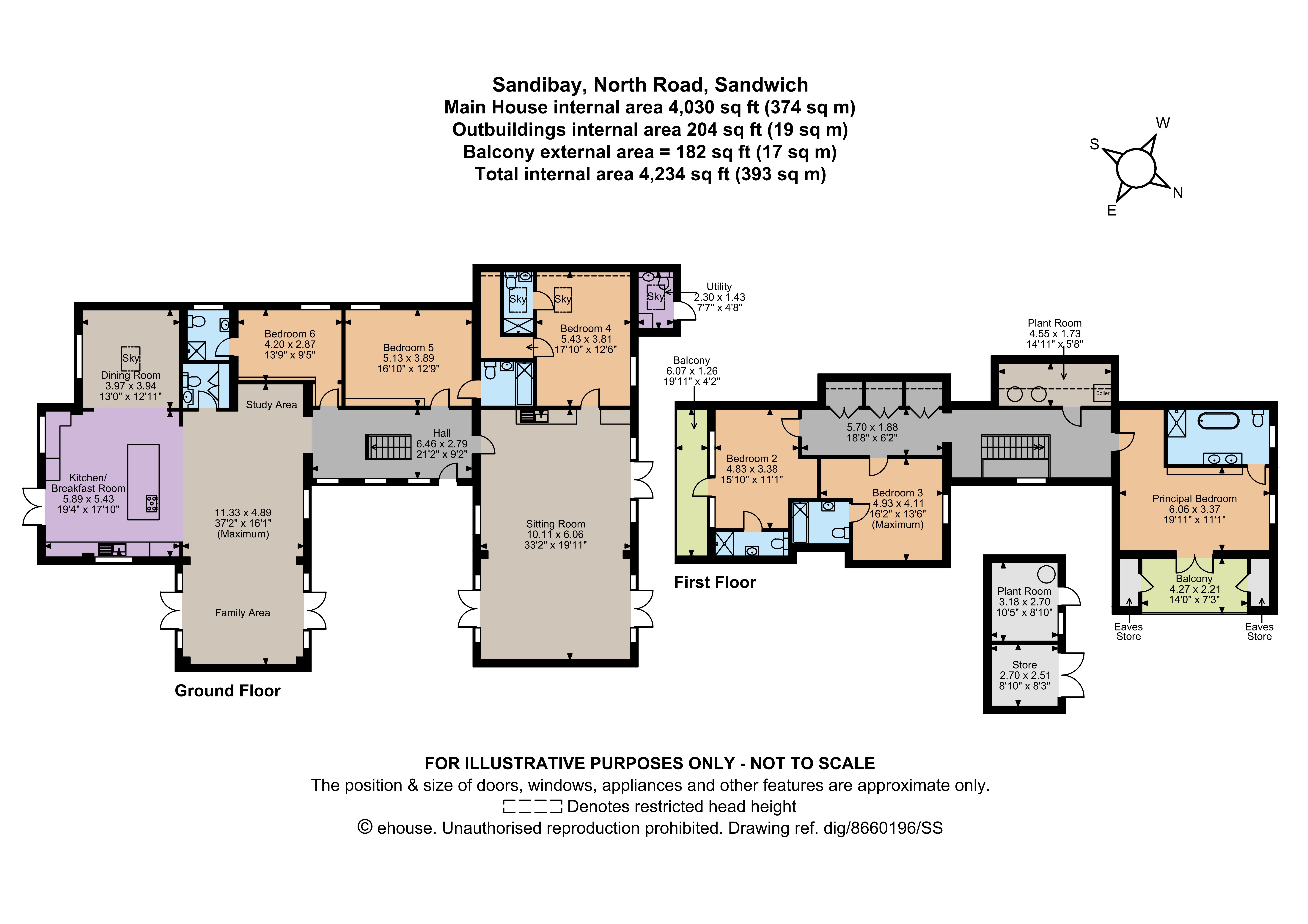 Sandibay,, North Road, Sandwich floorplan