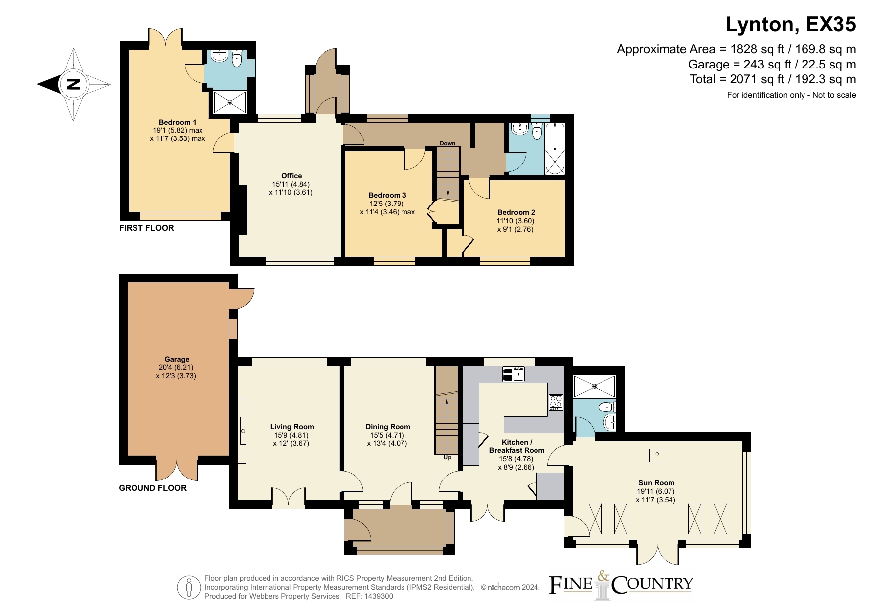 Lyn Down,, Lynton, Devon floorplan