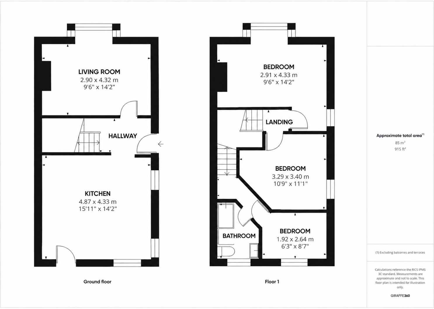 8 Lummaton Cross, Torquay floorplan
