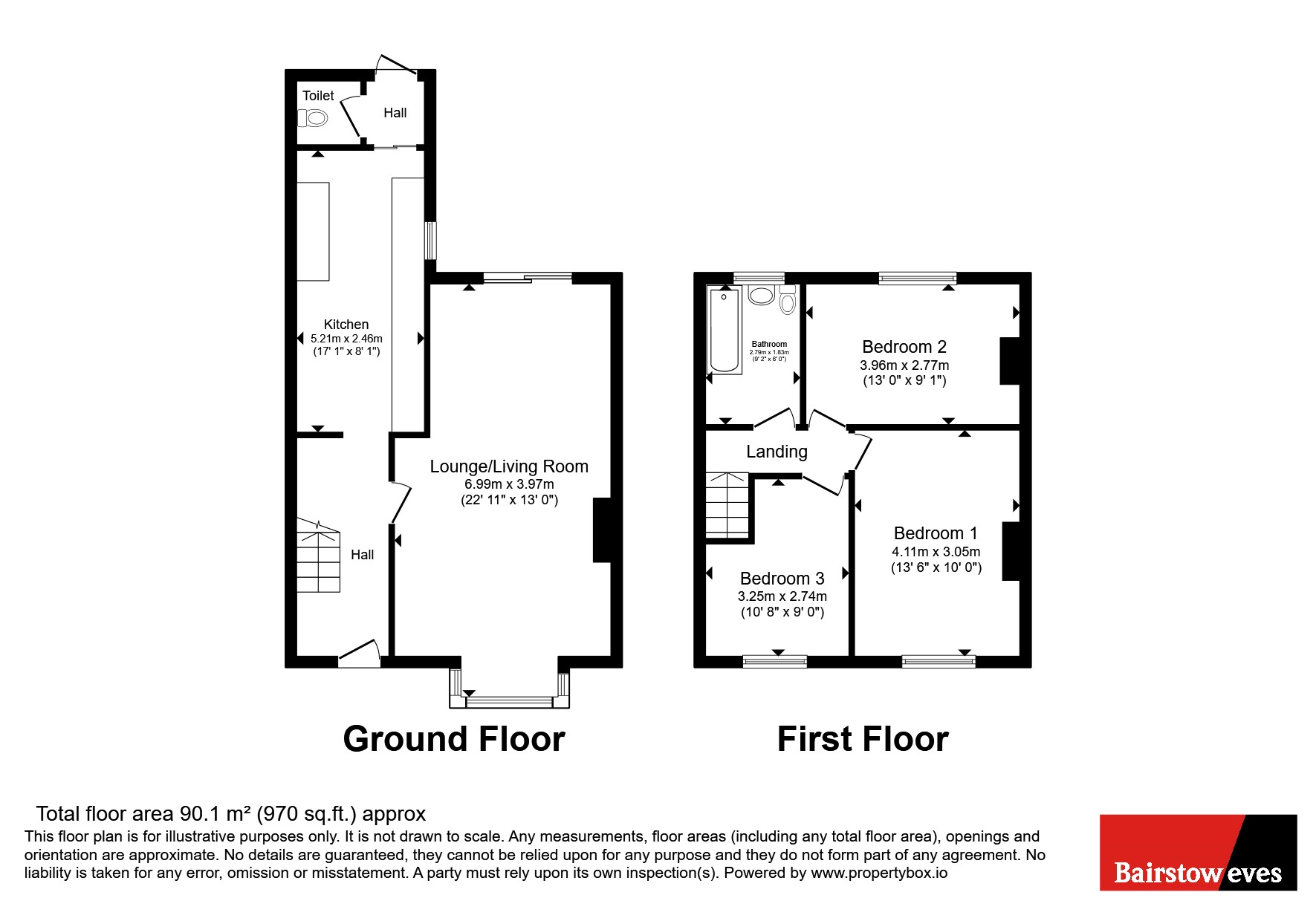 27, Beresford Avenue, West Midlands floorplan