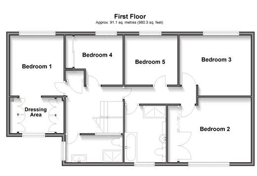 Swallow Road Larkfield, Aylesford floorplan