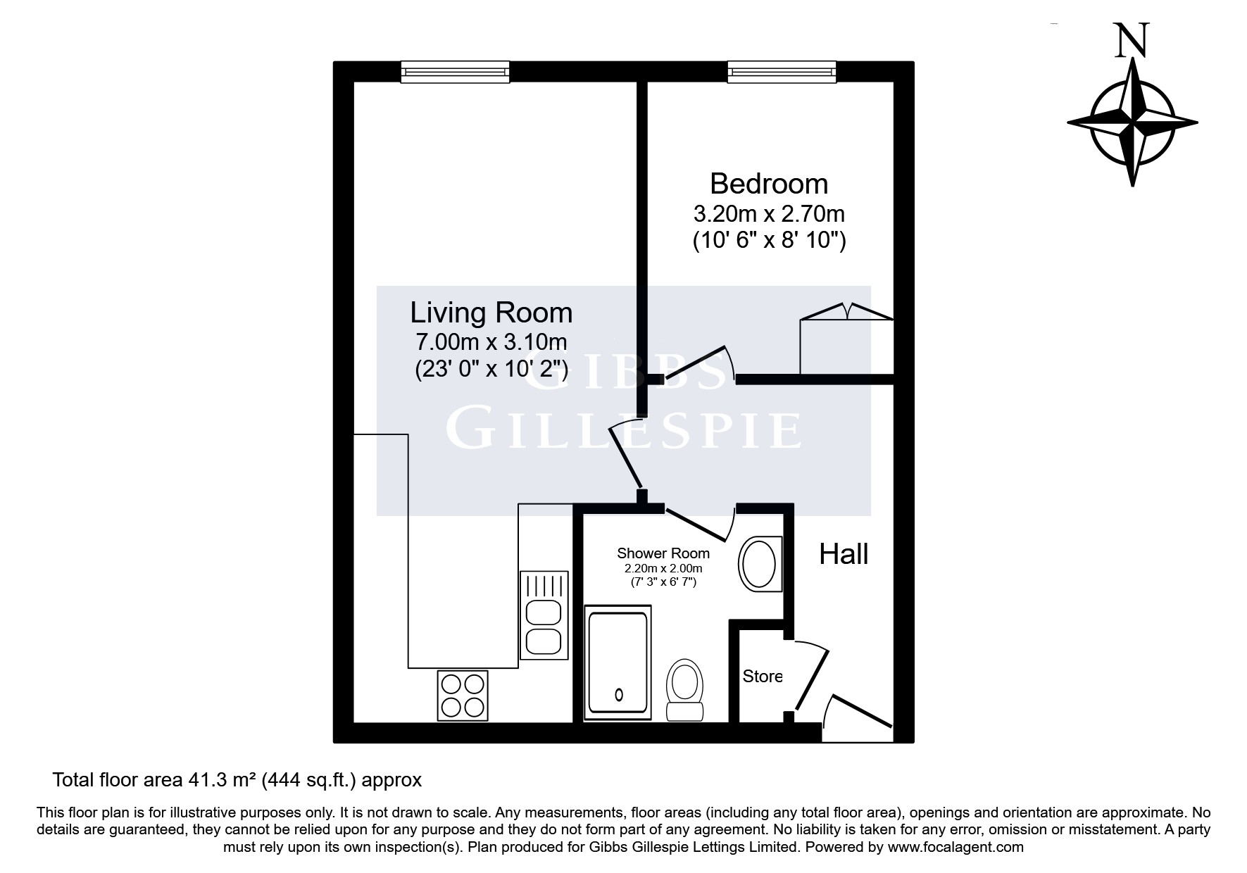 8 Cavendish Court, London Road, Hertfordshire floorplan