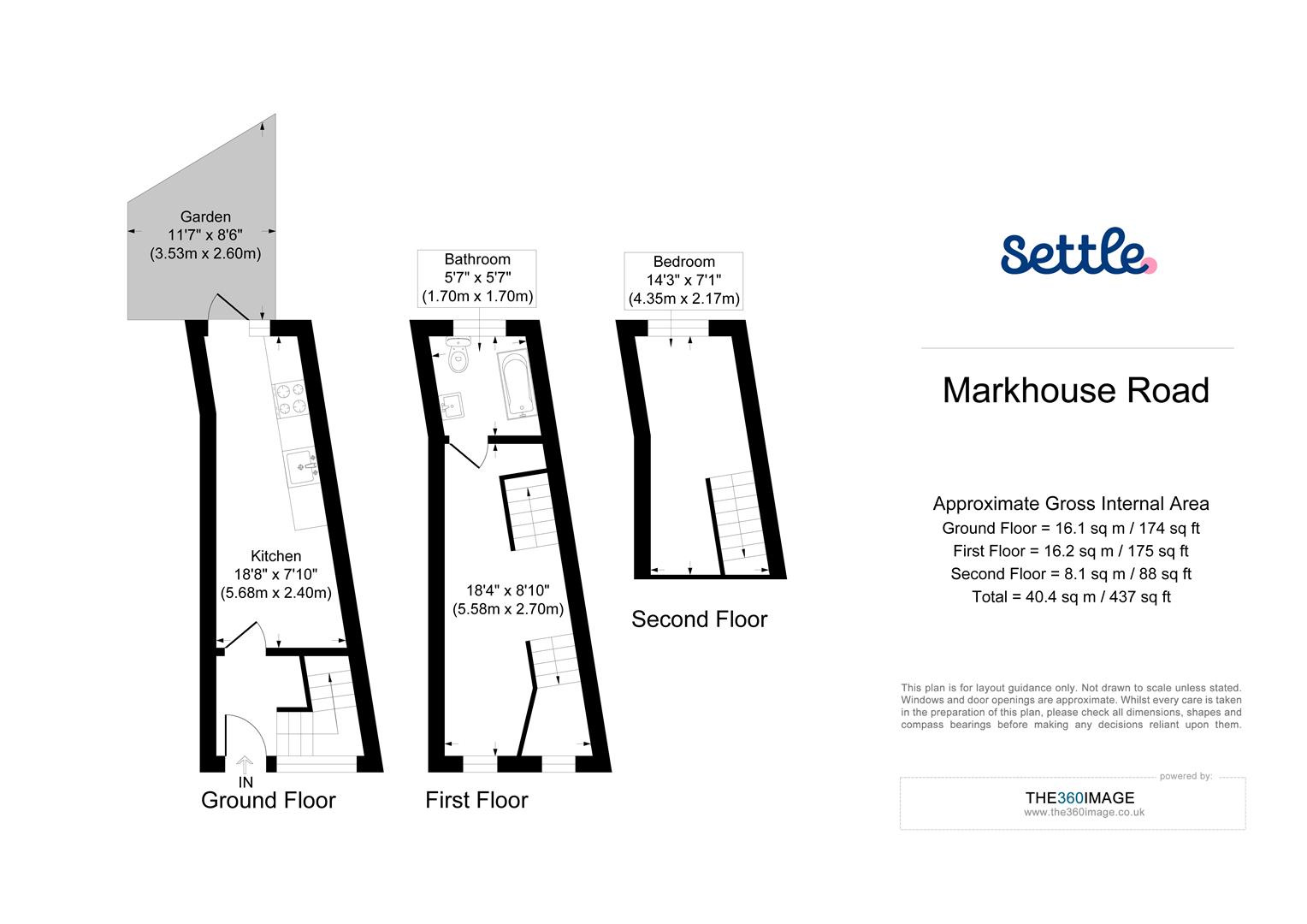 87, Markhouse Road, London floorplan