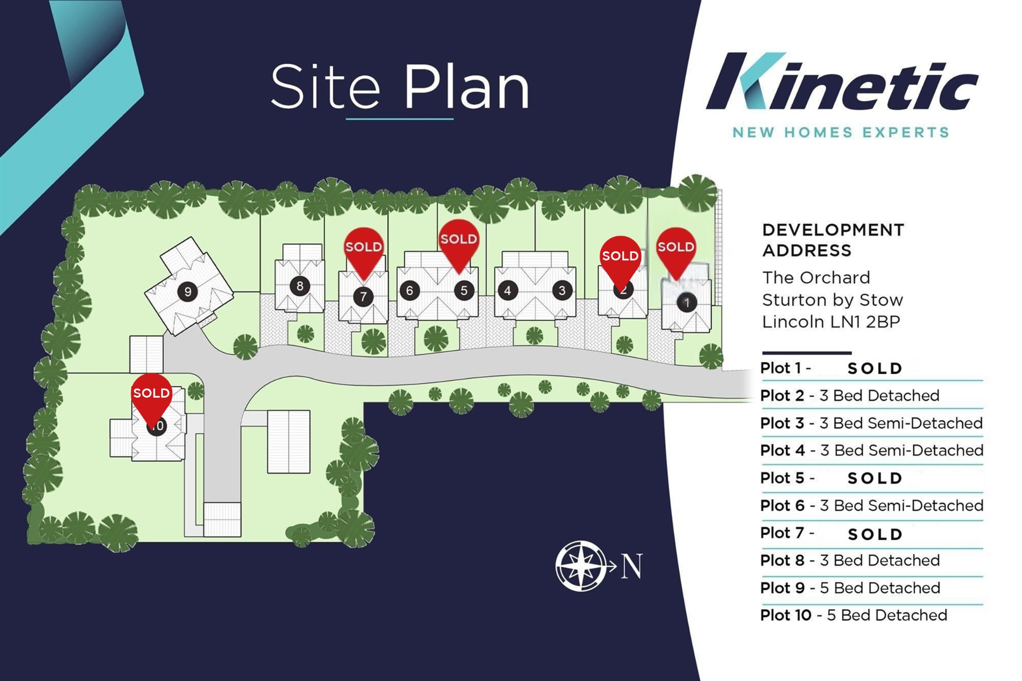 4, The Orchard, Sturton by Stow, Lincoln, Lincolnshire, LN1 floorplan