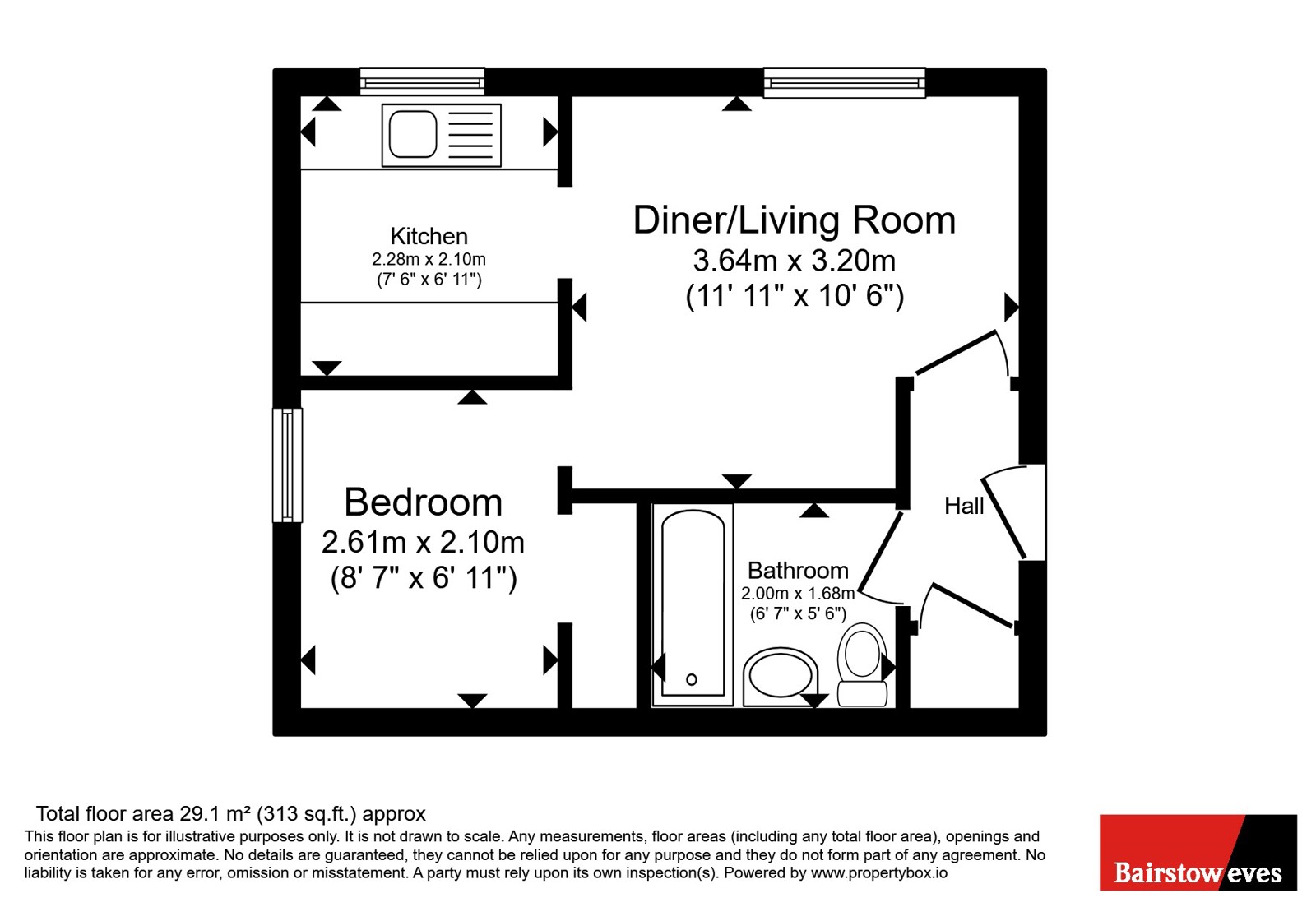 66, Greenslade Road, London floorplan