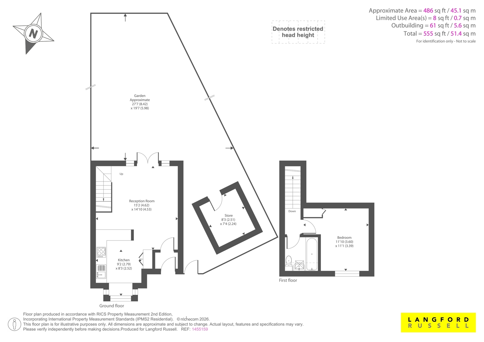 9, Tulip Close, Croydon floorplan