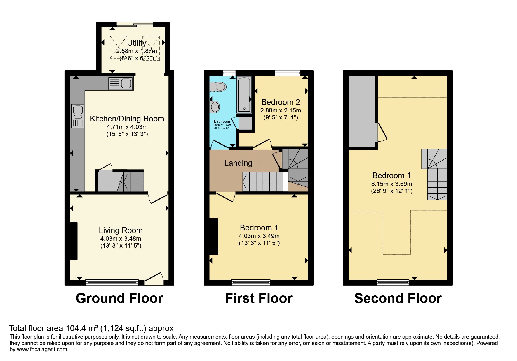 18, George Street, Barnsley floorplan